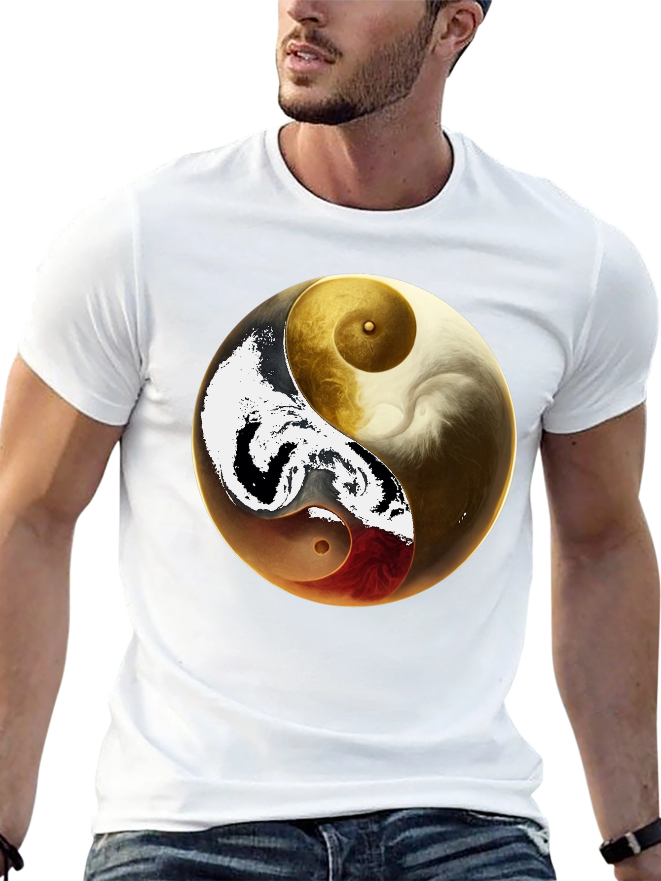 Yin Yang Artistic T-Shirt