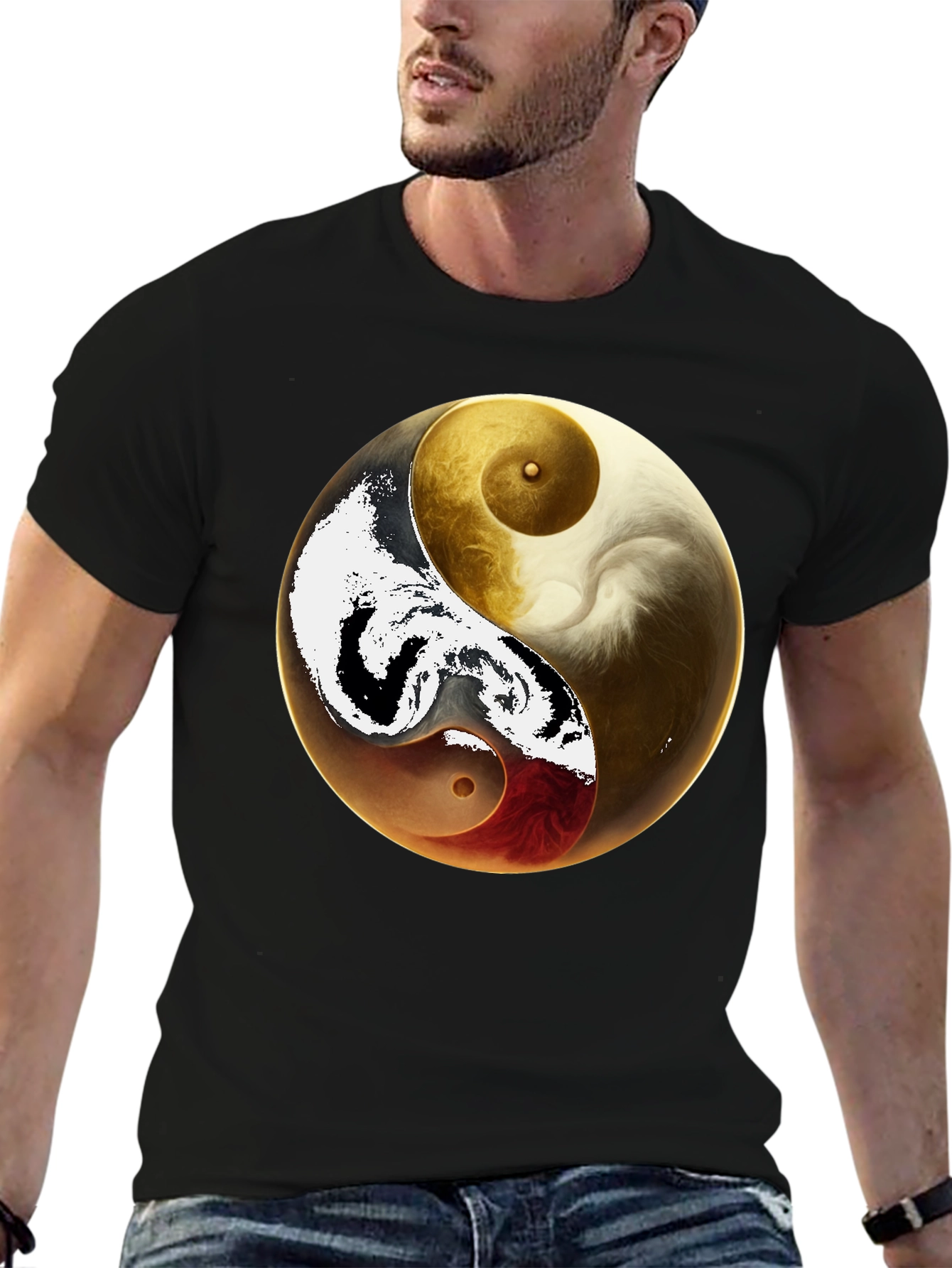 Yin Yang Artistic T-Shirt