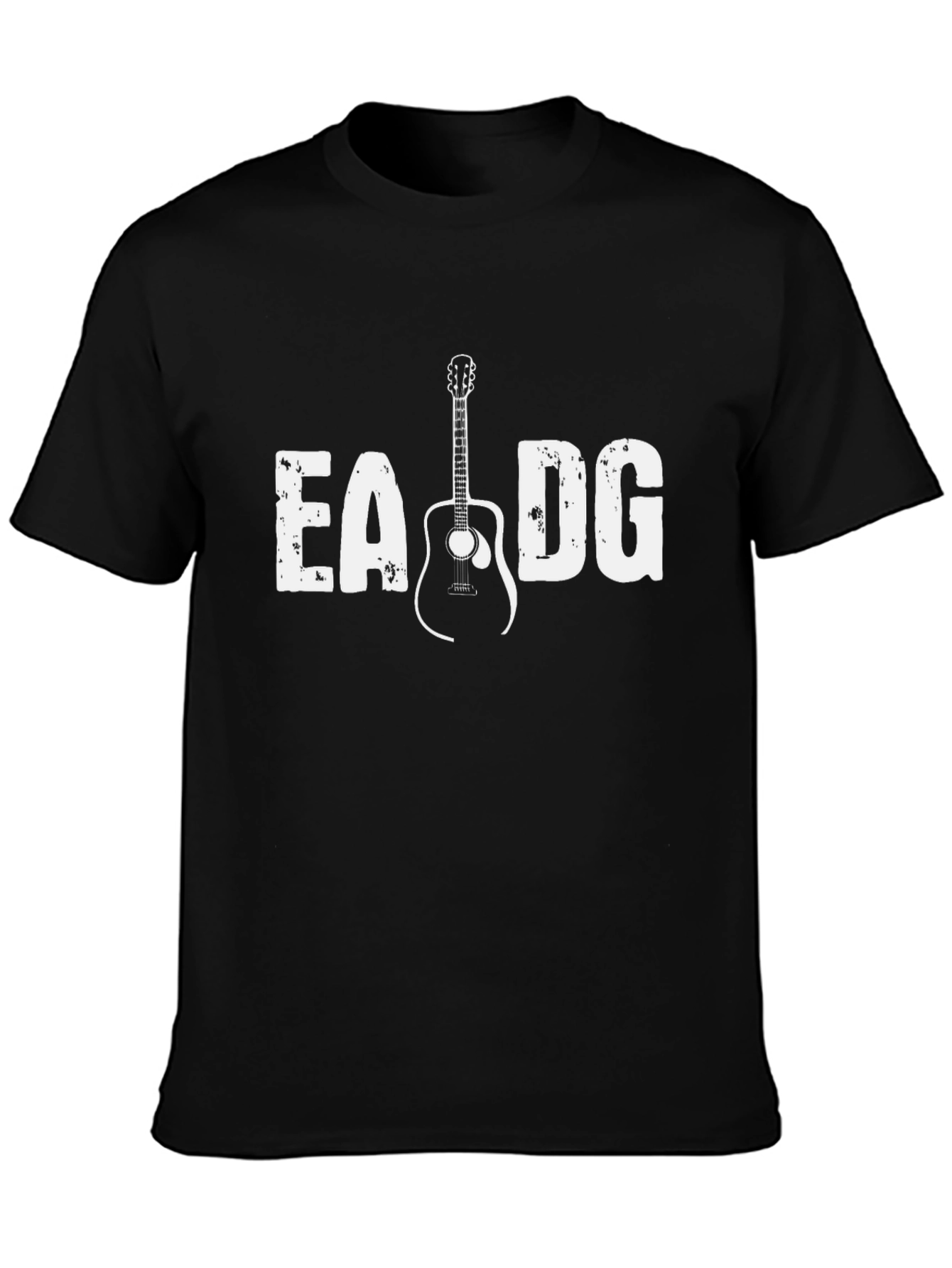 Guitar Tuning Black T-Shirt - Musician Apparel