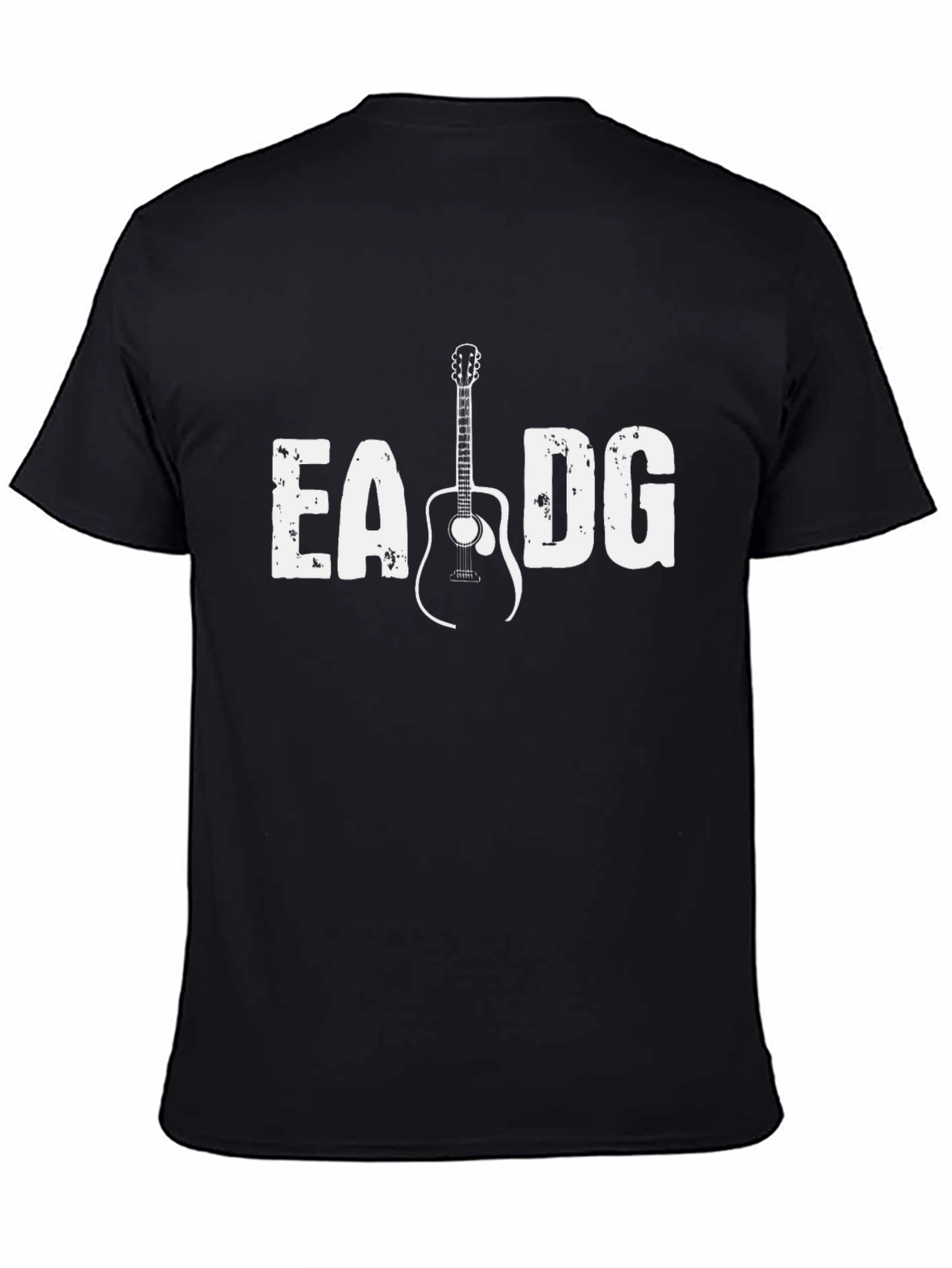 Guitar Tuning Black T-Shirt - Musician Apparel