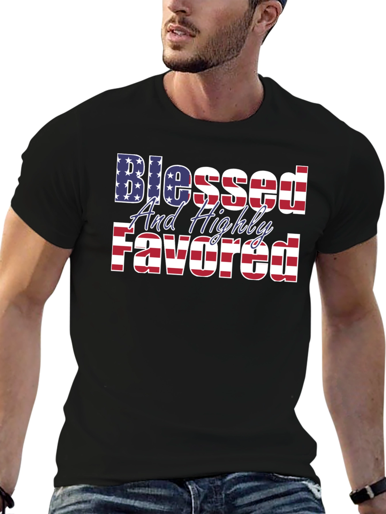 Blessed & Highly Favored Graphic Tee