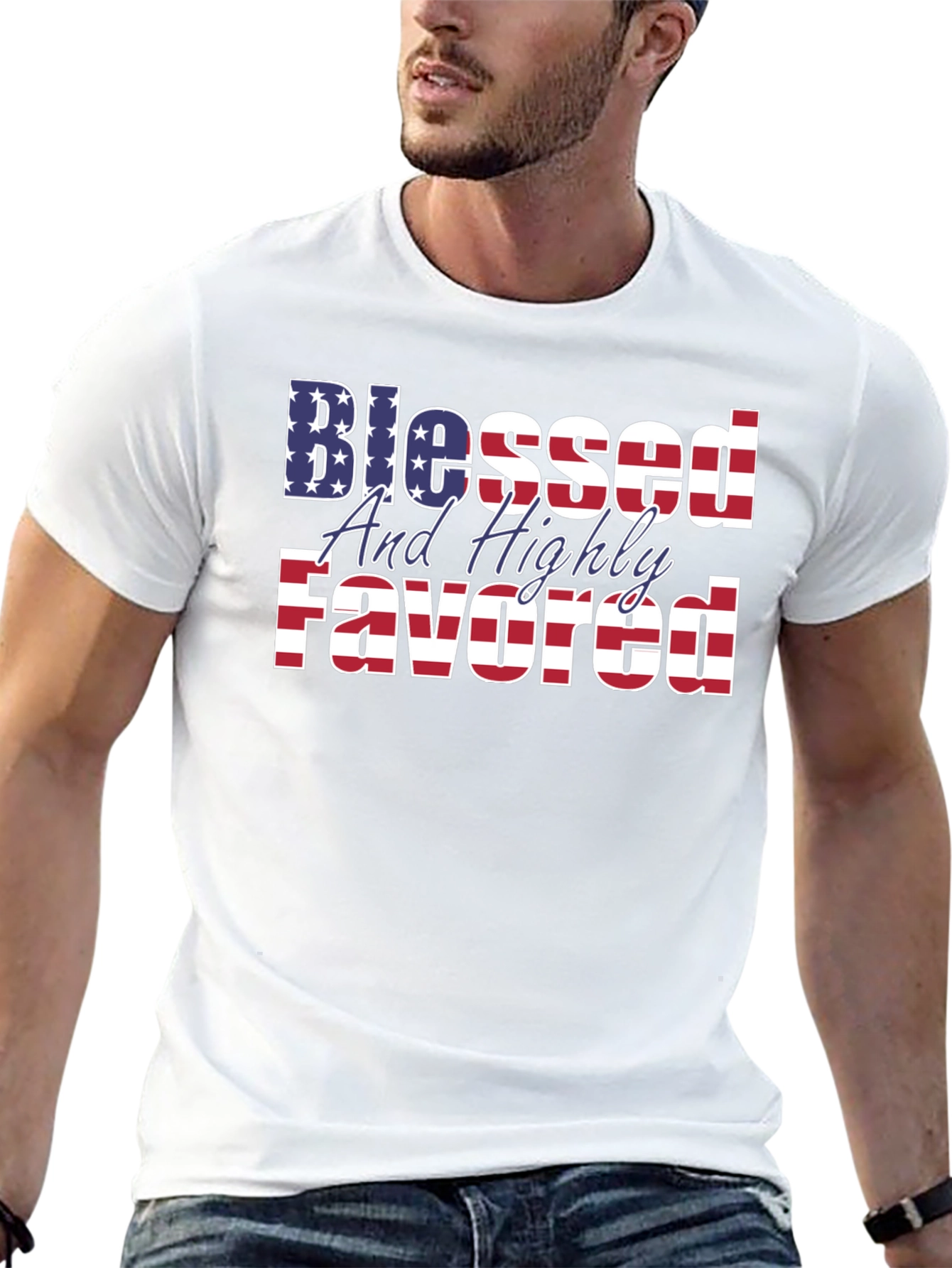 Blessed & Highly Favored Graphic Tee