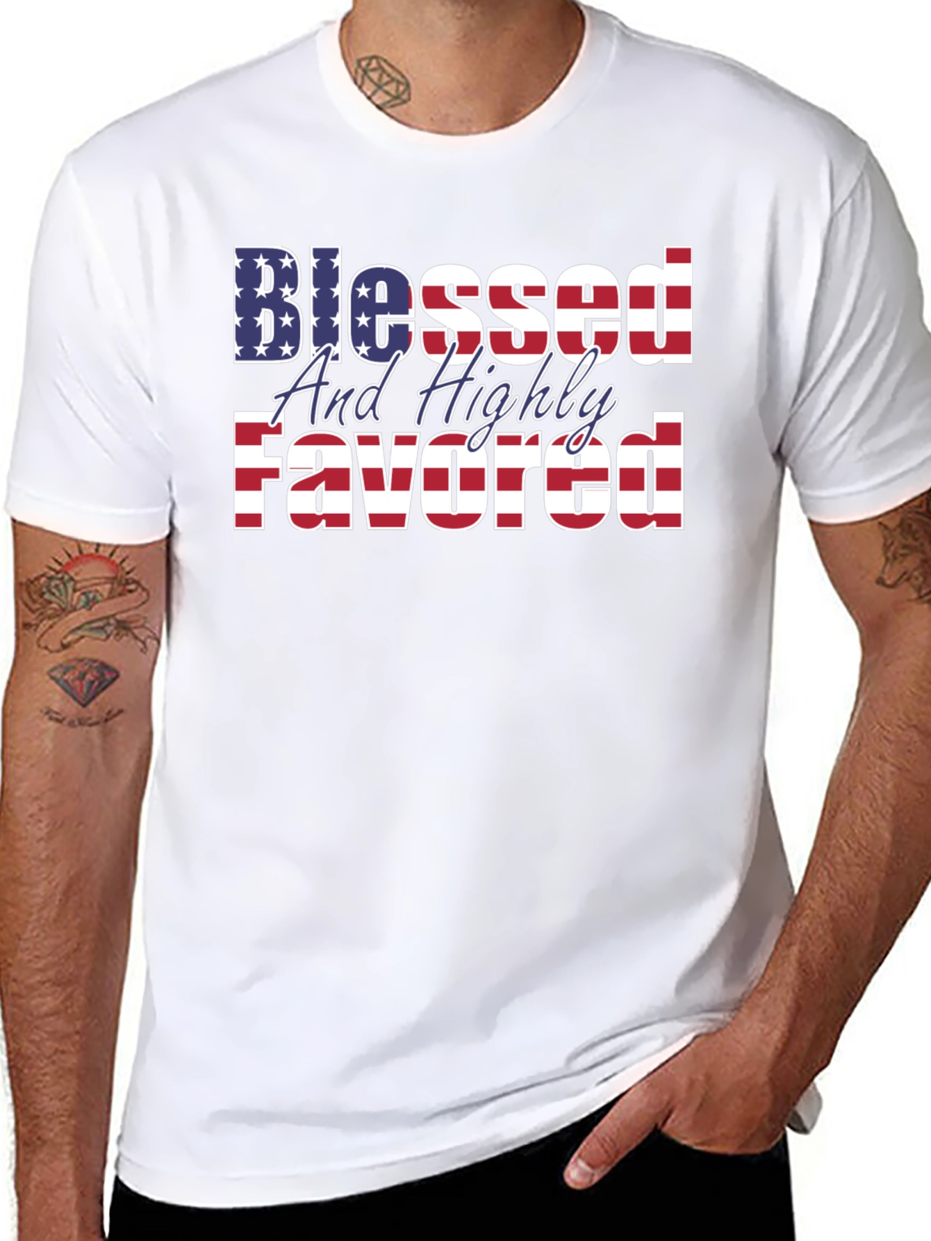 Blessed & Highly Favored Graphic Tee