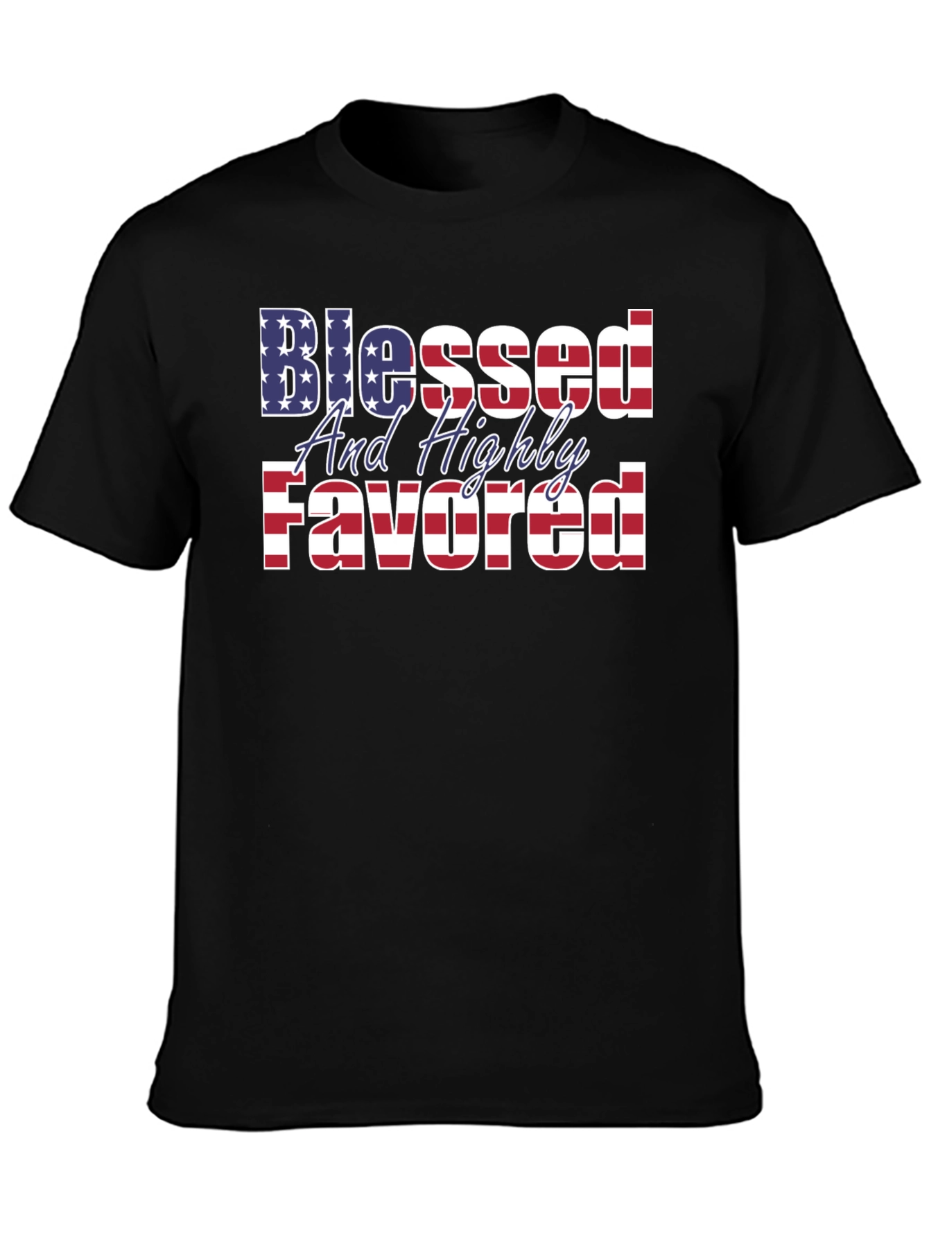 Blessed & Highly Favored Graphic Tee