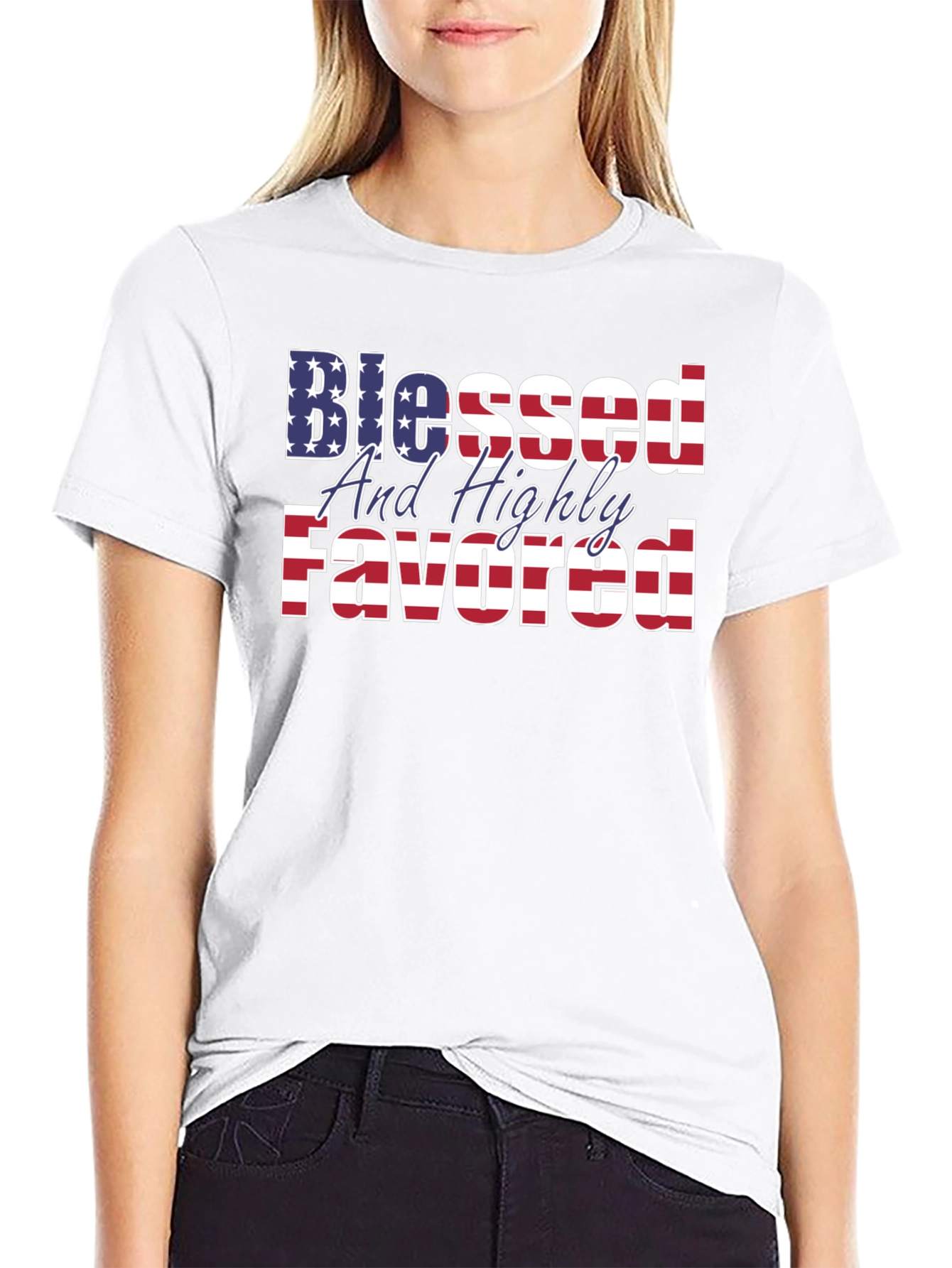 Blessed & Highly Favored Graphic Tee