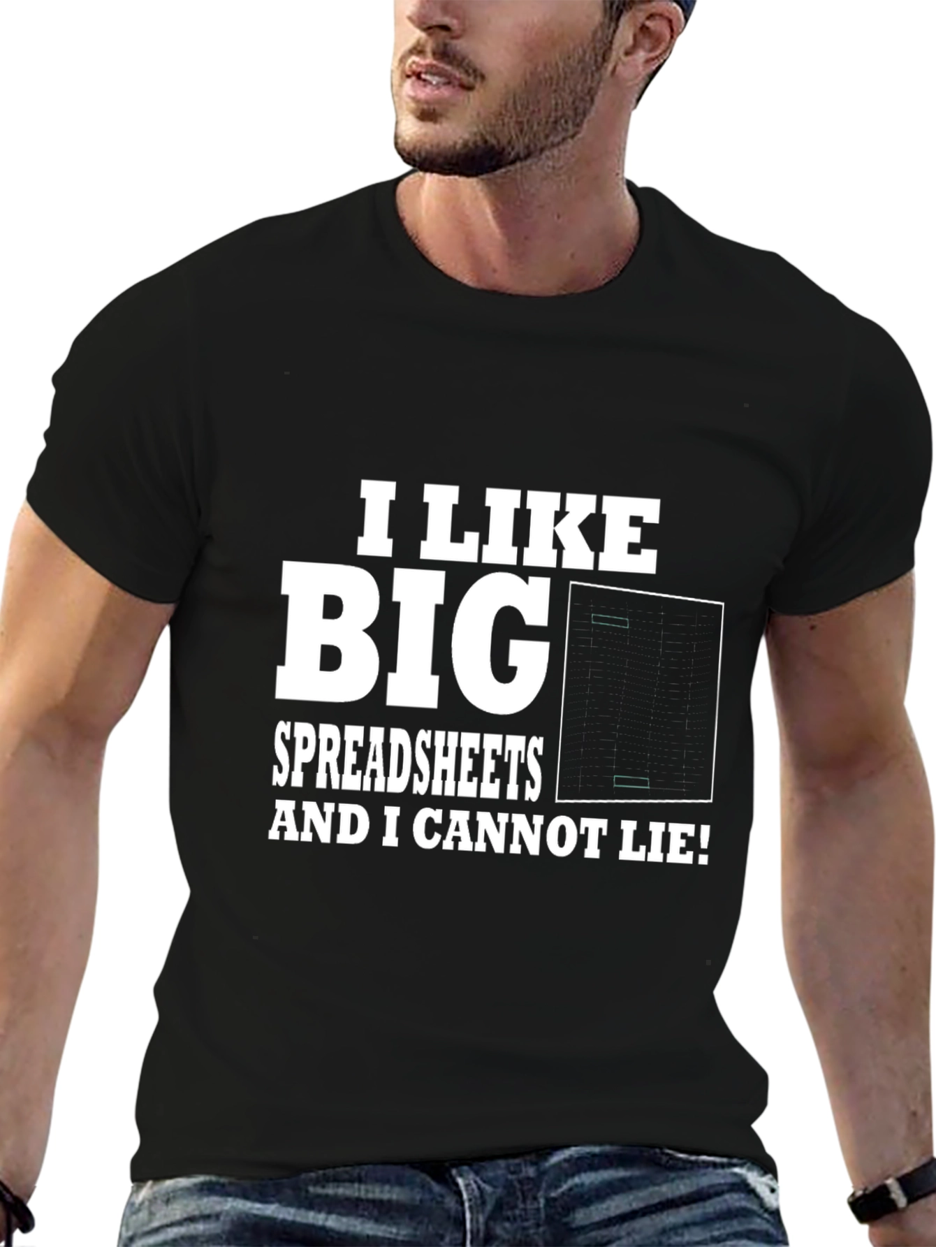 Funny Spreadsheet T-Shirt: I Like Big Spreadsheets