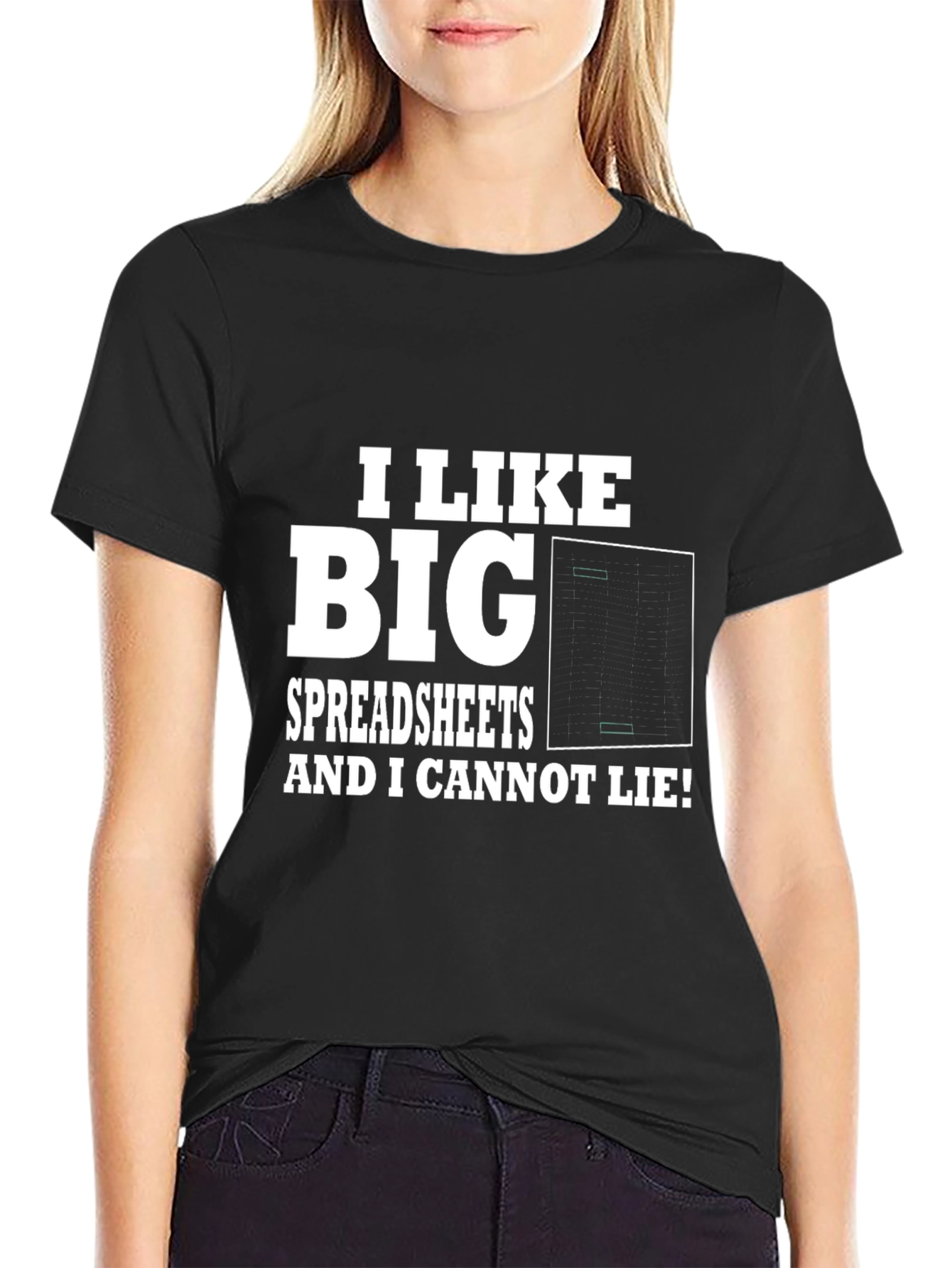 Funny Spreadsheet T-Shirt: I Like Big Spreadsheets