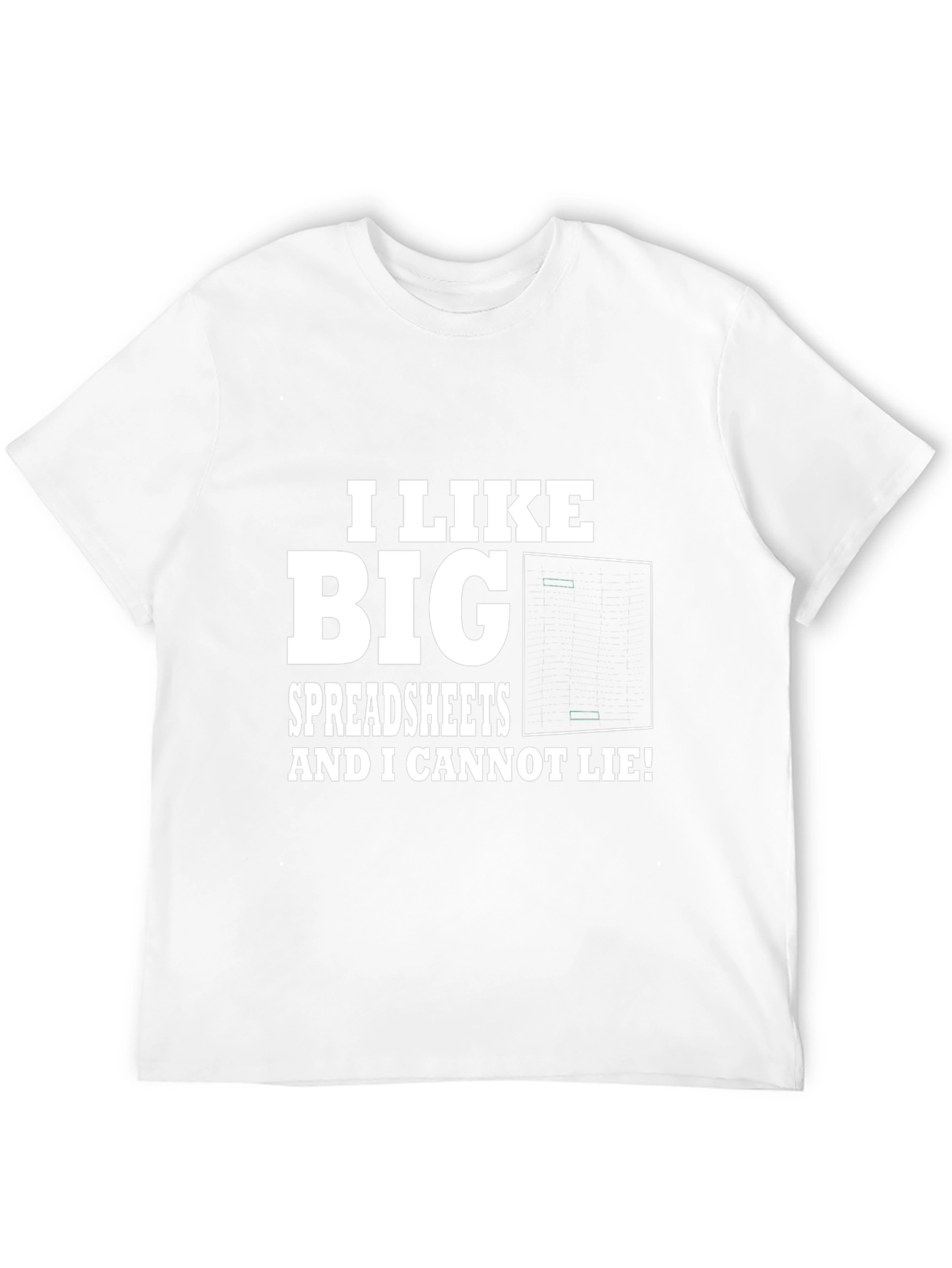 Funny Spreadsheet T-Shirt: I Like Big Spreadsheets