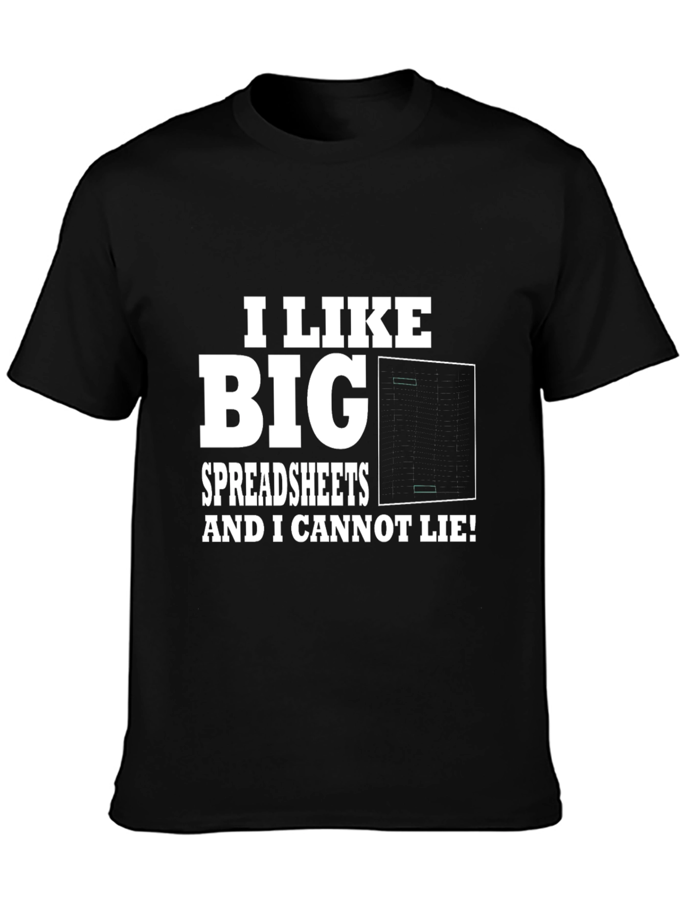 Funny Spreadsheet T-Shirt: I Like Big Spreadsheets