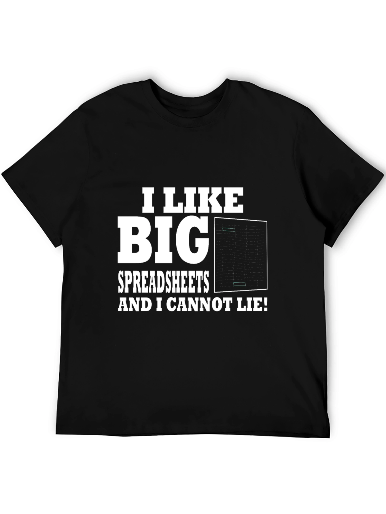 Funny Spreadsheet T-Shirt: I Like Big Spreadsheets