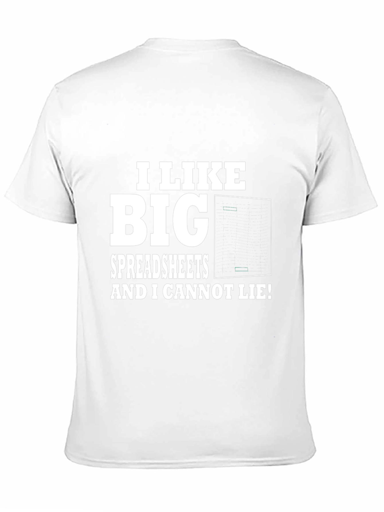 Funny Spreadsheet T-Shirt: I Like Big Spreadsheets