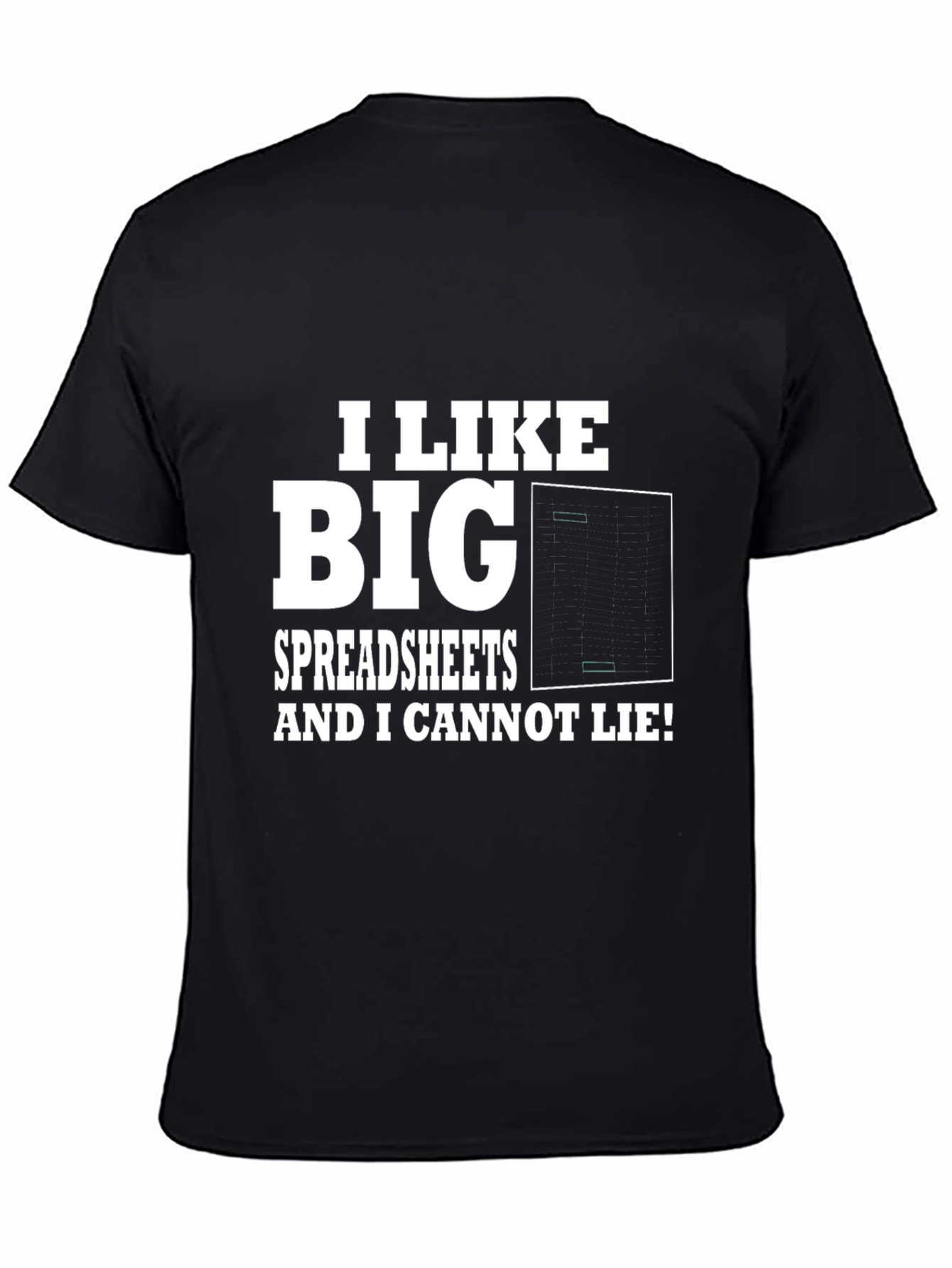 Funny Spreadsheet T-Shirt: I Like Big Spreadsheets