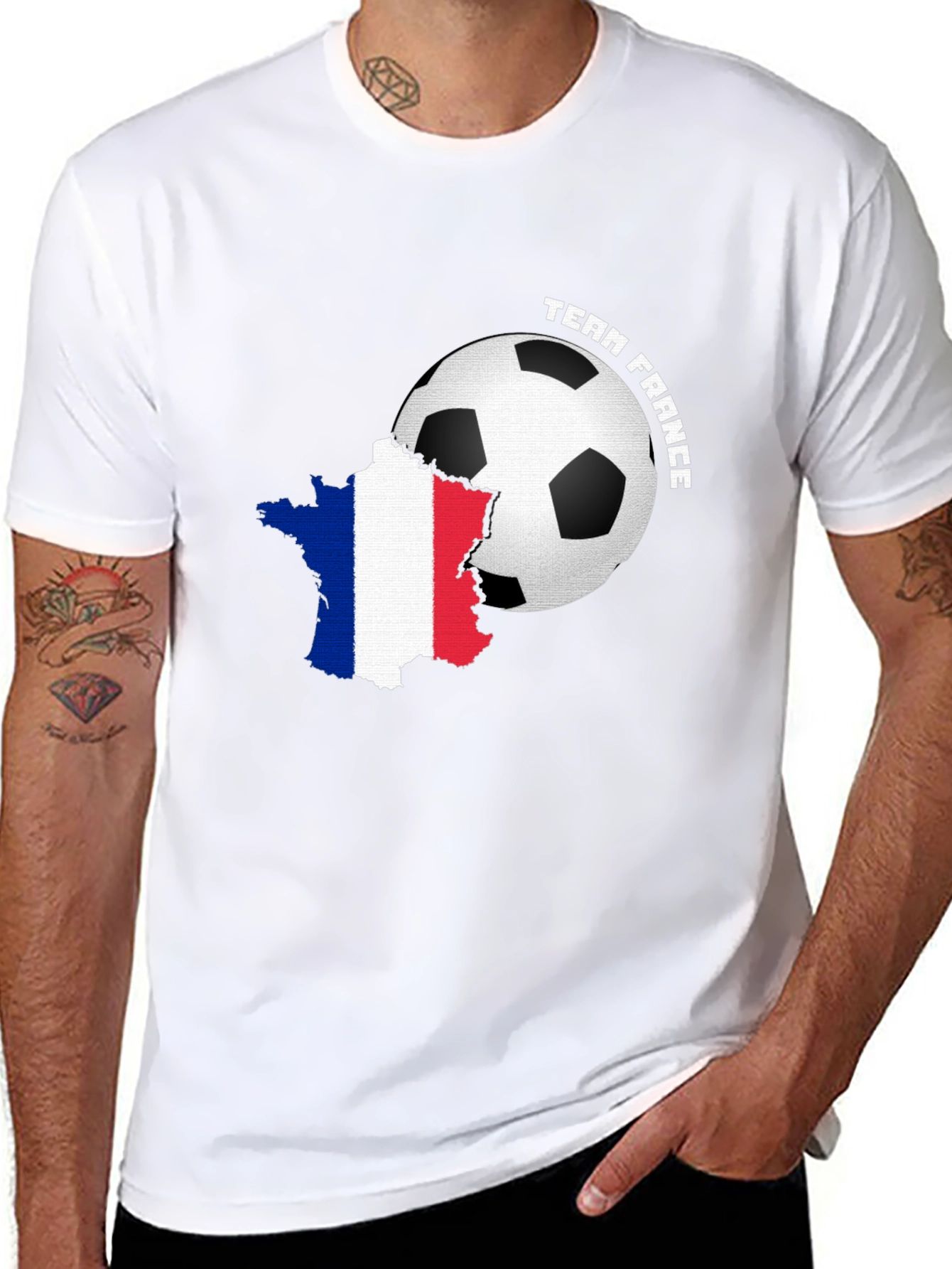 Team France Soccer T-Shirt - Black