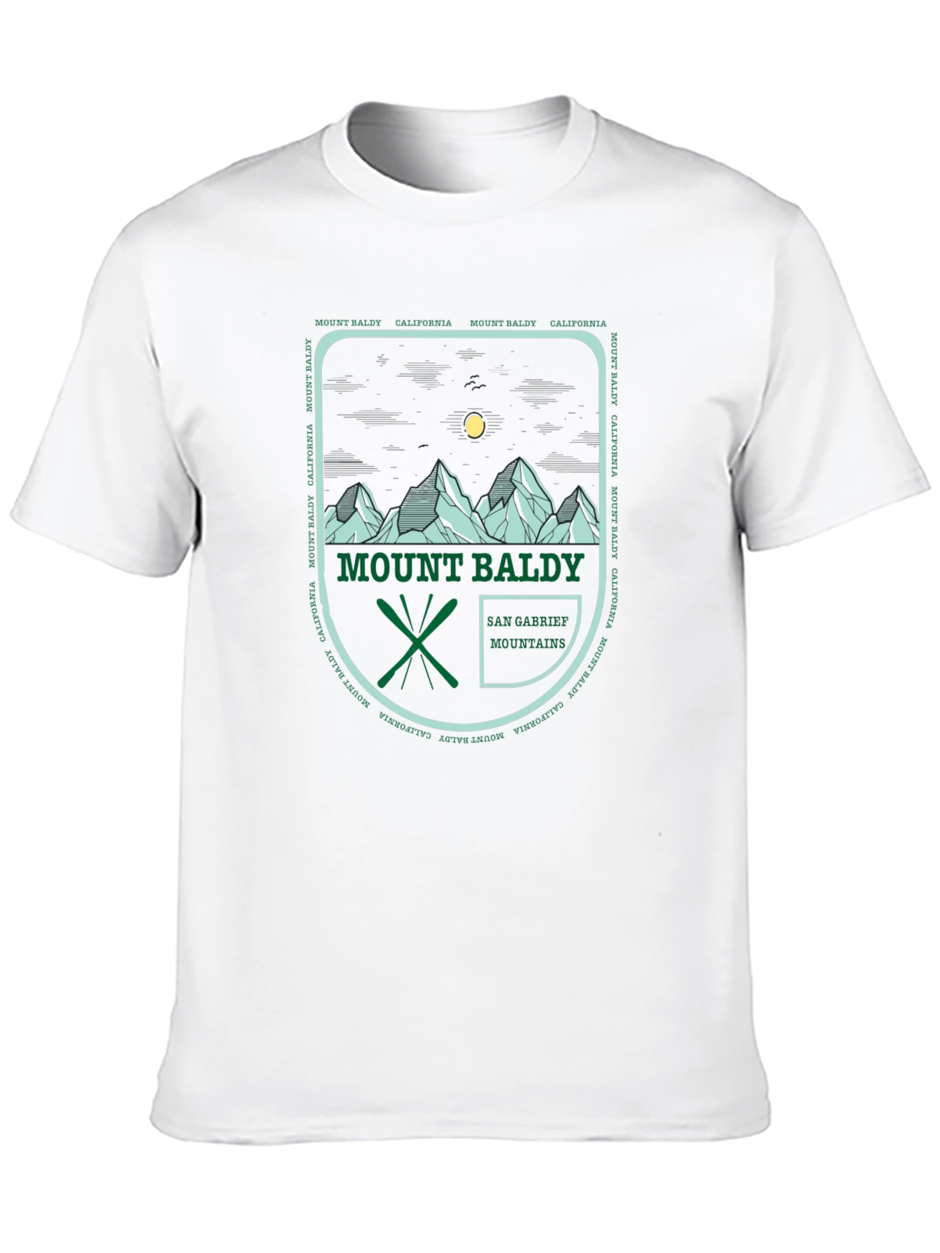 Mount Baldy Graphic Tee - California Adventure Shirt