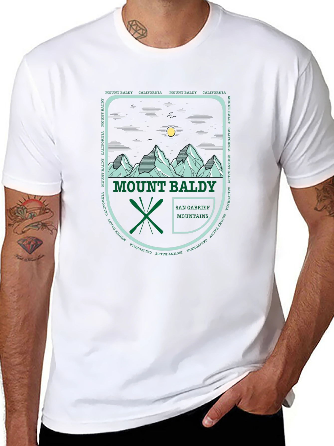 Mount Baldy Graphic Tee - California Adventure Shirt