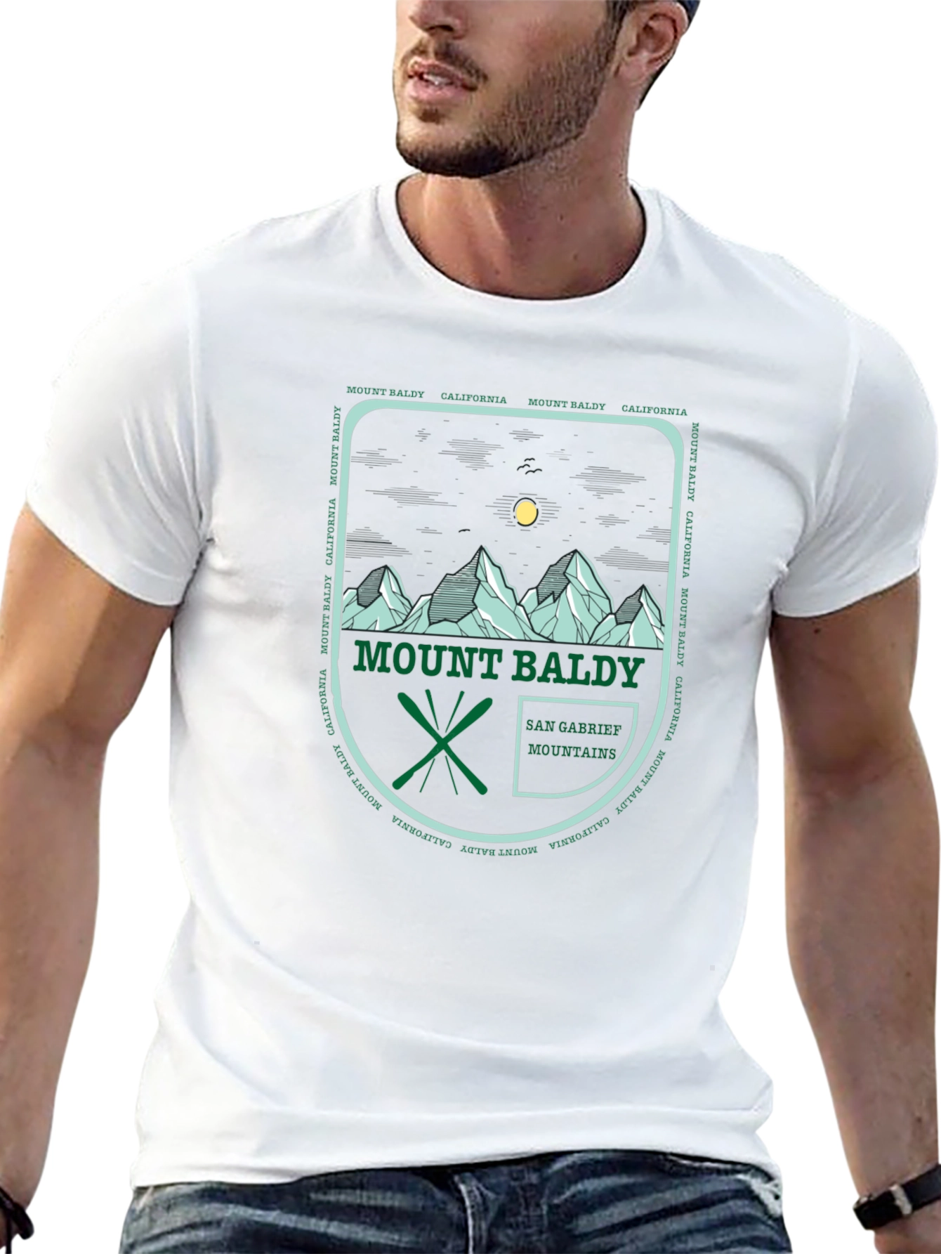 Mount Baldy Graphic Tee - California Adventure Shirt