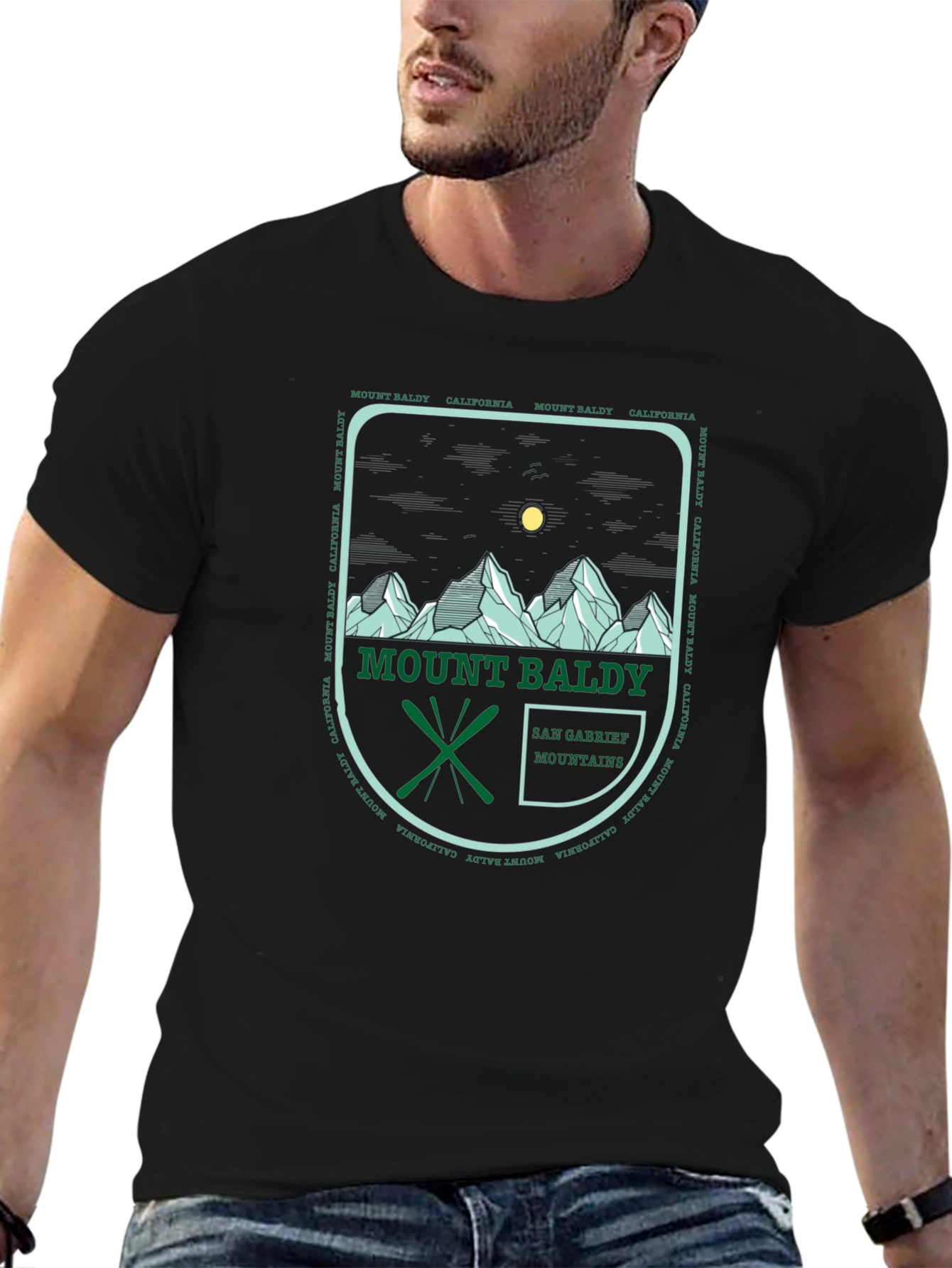 Mount Baldy Graphic Tee - California Adventure Shirt