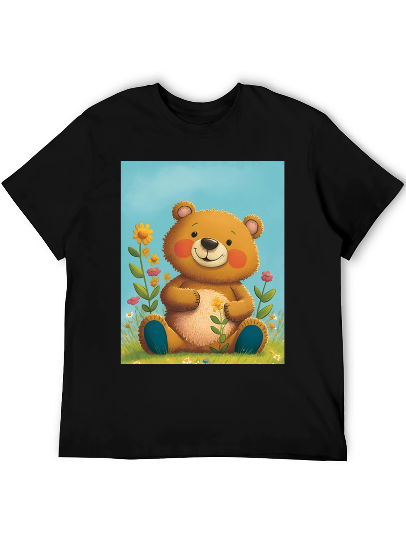 Cute Teddy Bear Graphic Tee