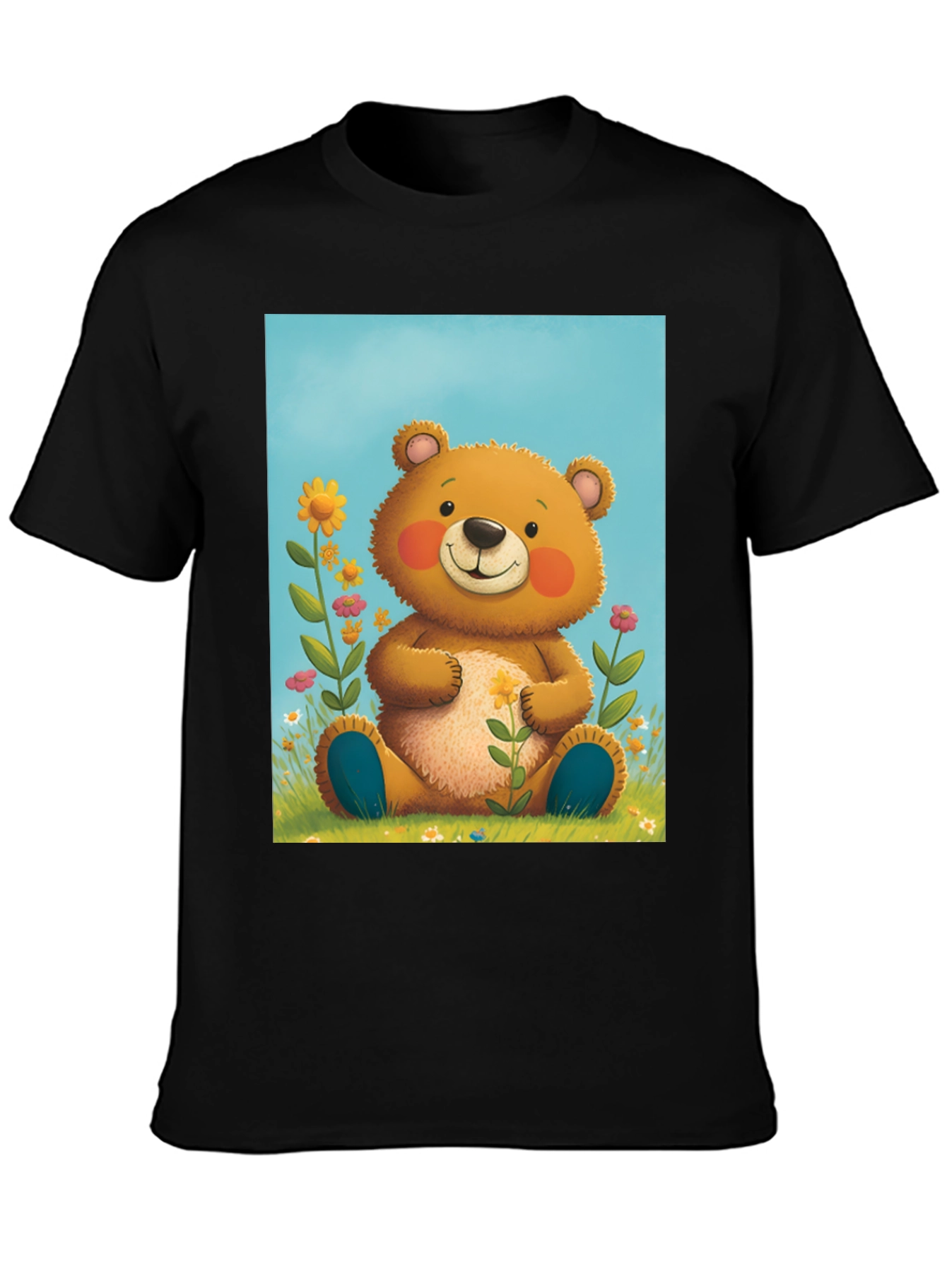 Cute Teddy Bear Graphic Tee