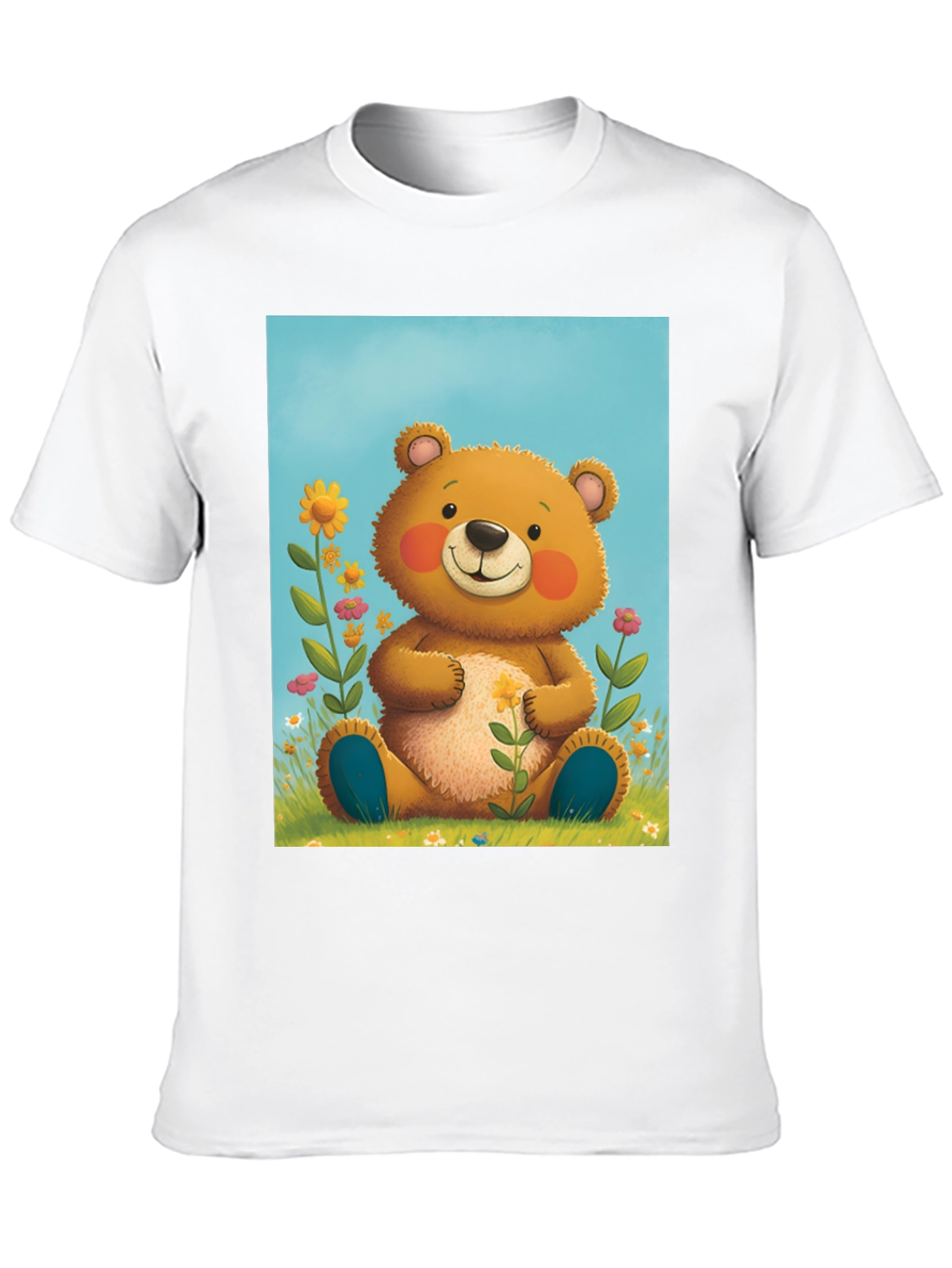 Cute Teddy Bear Graphic Tee