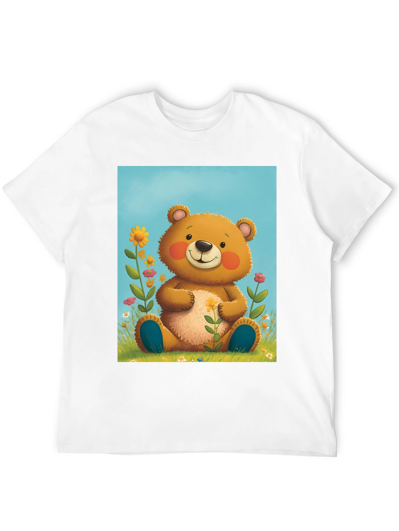 Cute Teddy Bear Graphic Tee