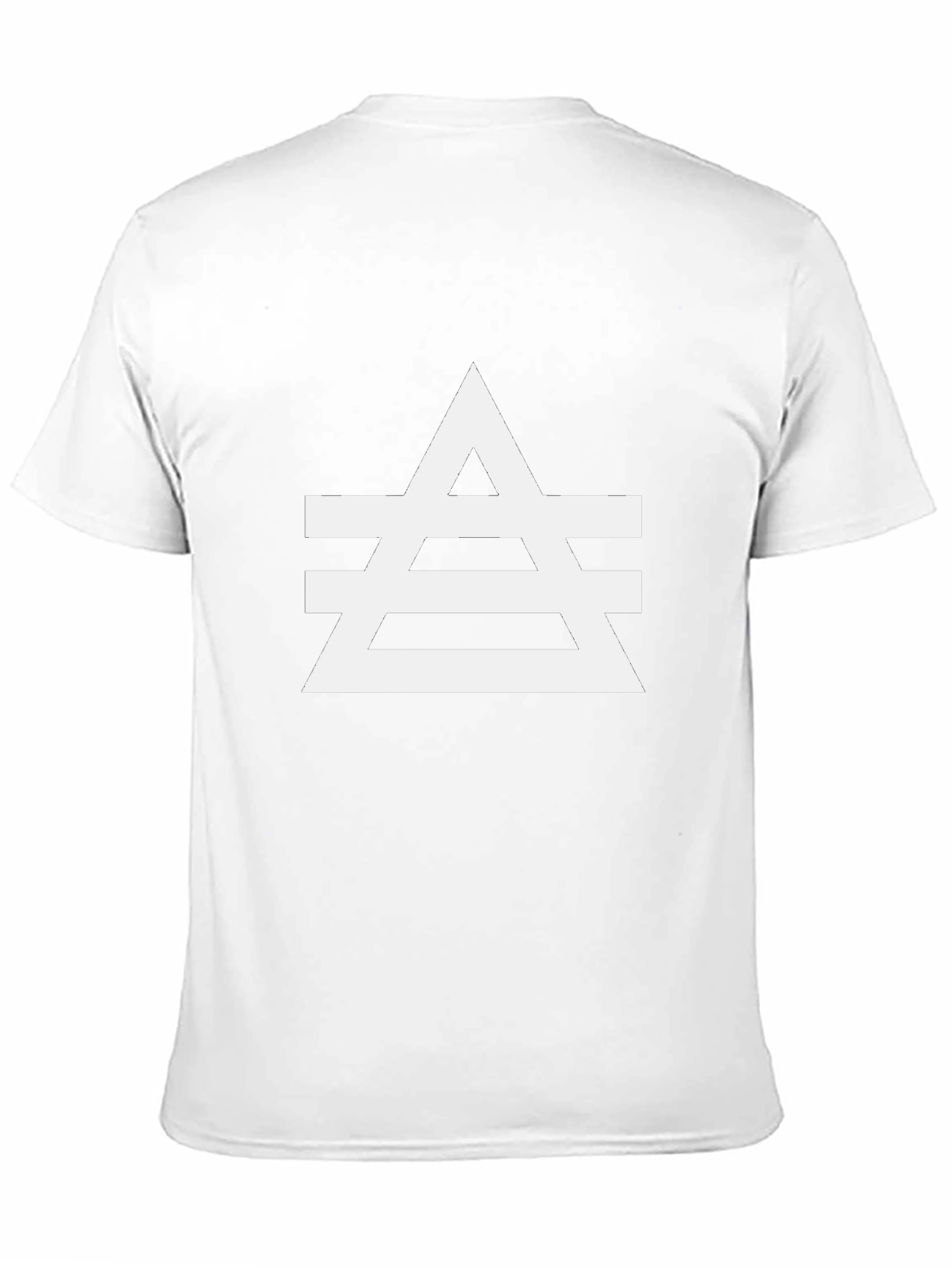 Geometric Graphic Tee - Edgy Minimalist Design