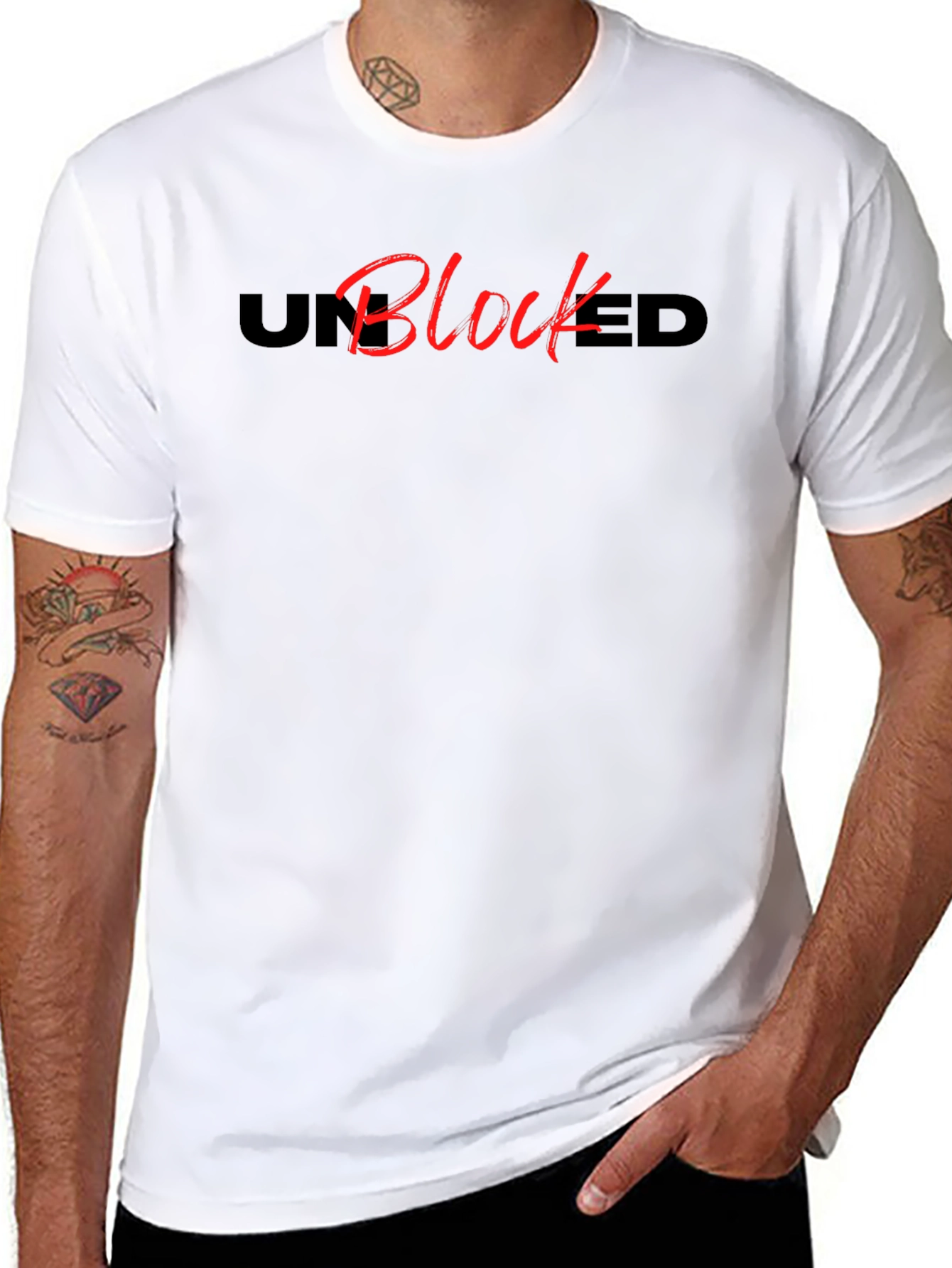 Unblocked Graphic Tee - Black