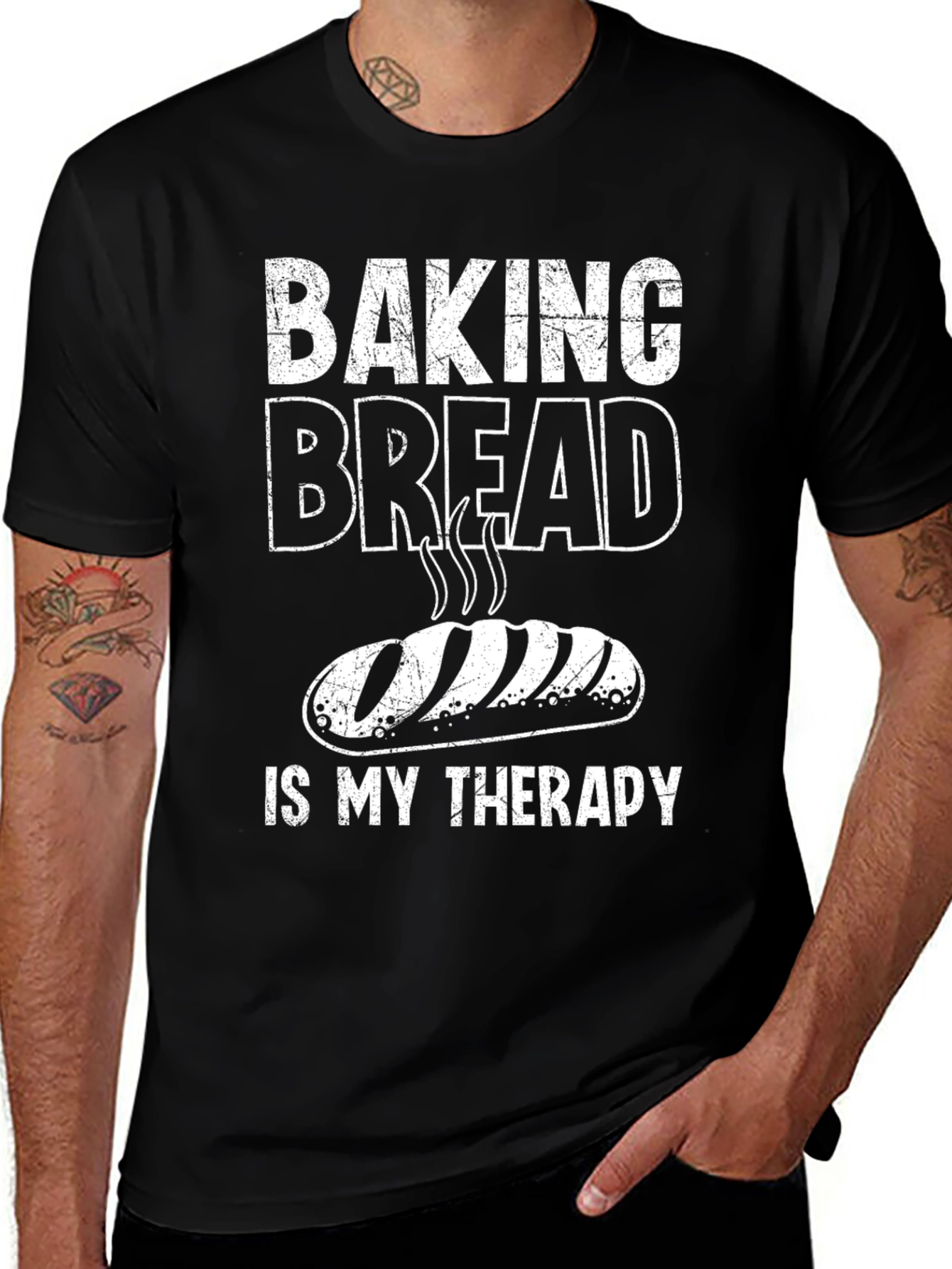 Baking Bread Therapy T-Shirt