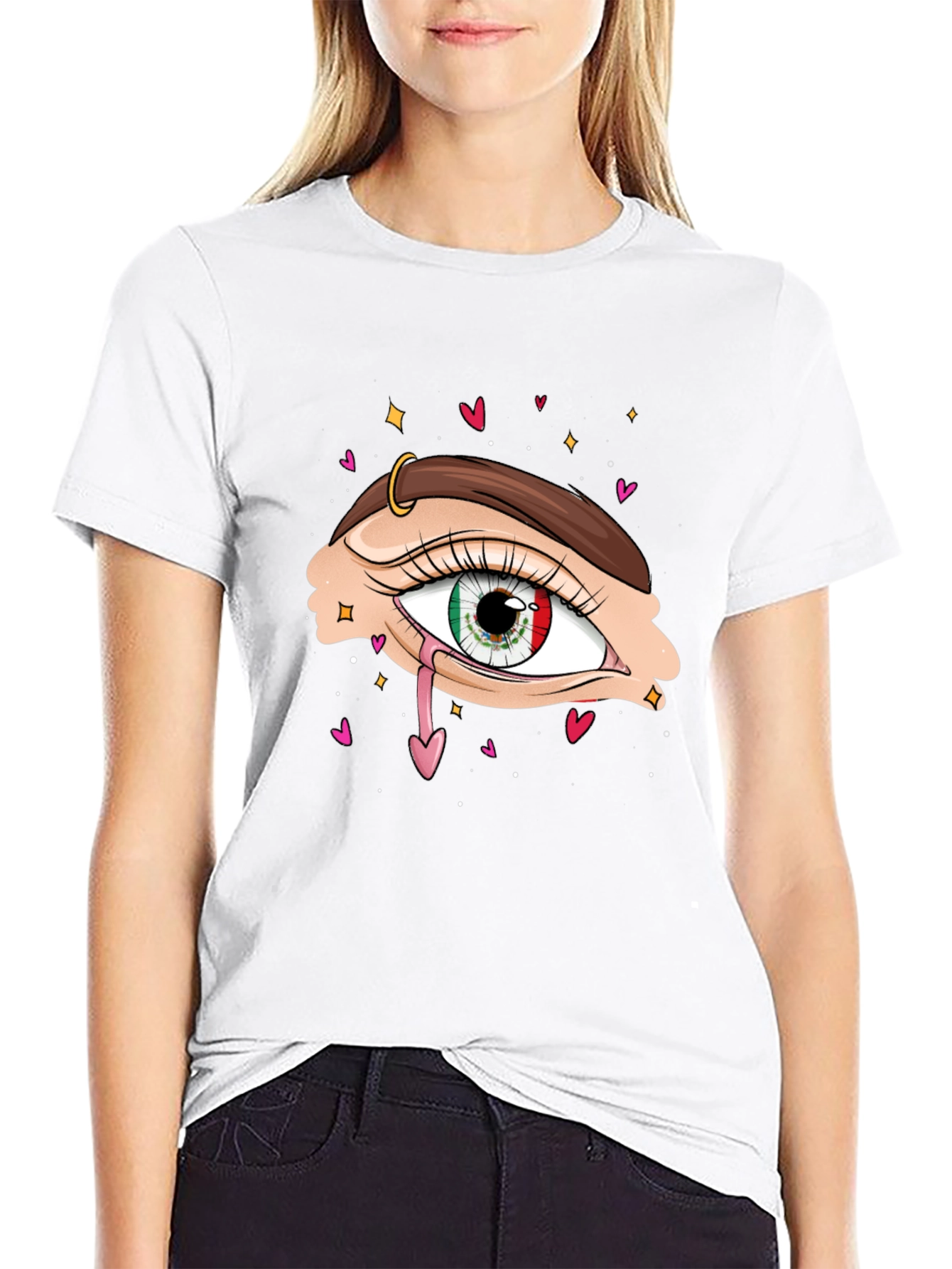 Eye See You Tee - Graphic Print
