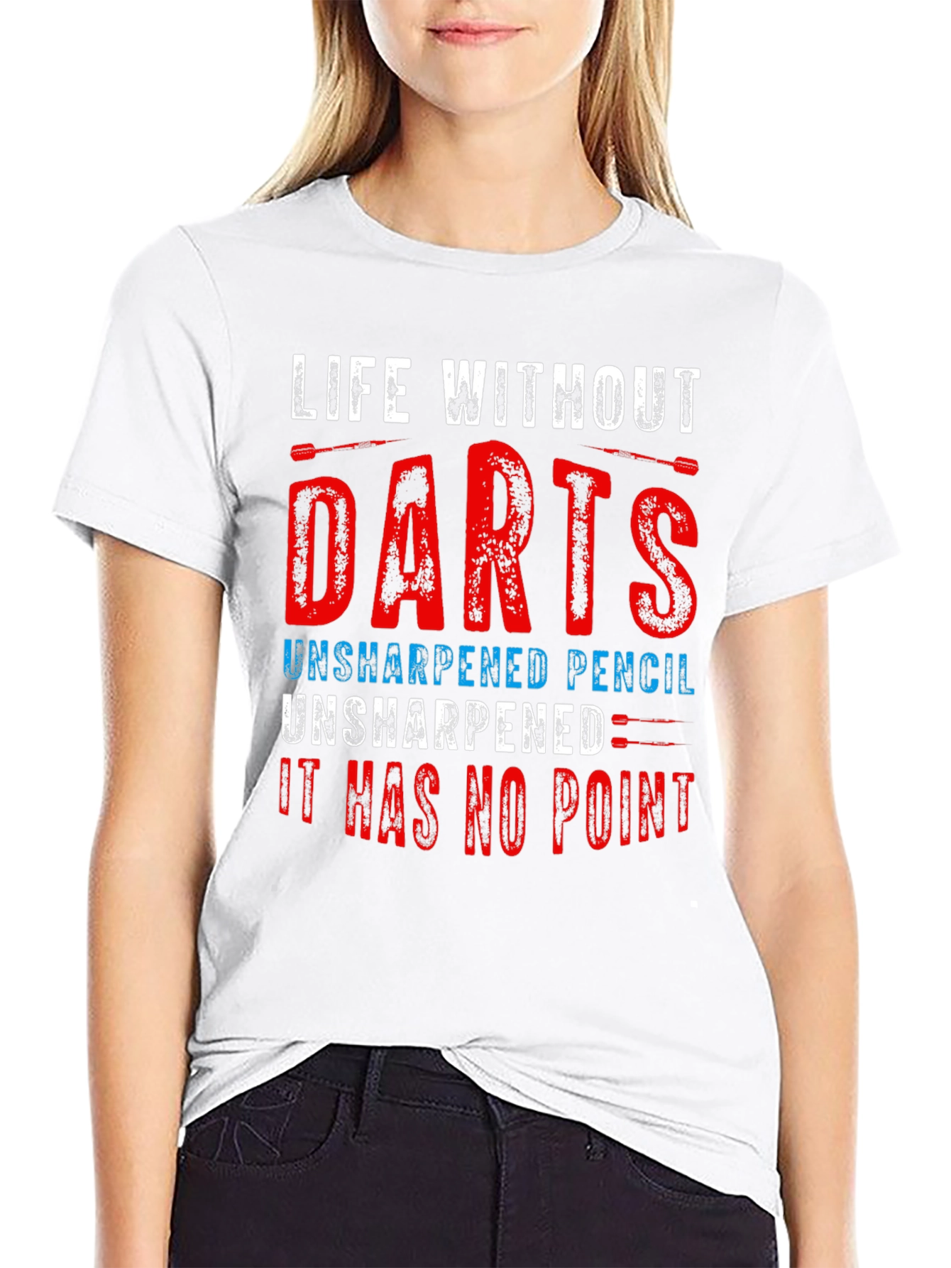 Life Without Darts T-Shirt - Funny Dart Player Tee