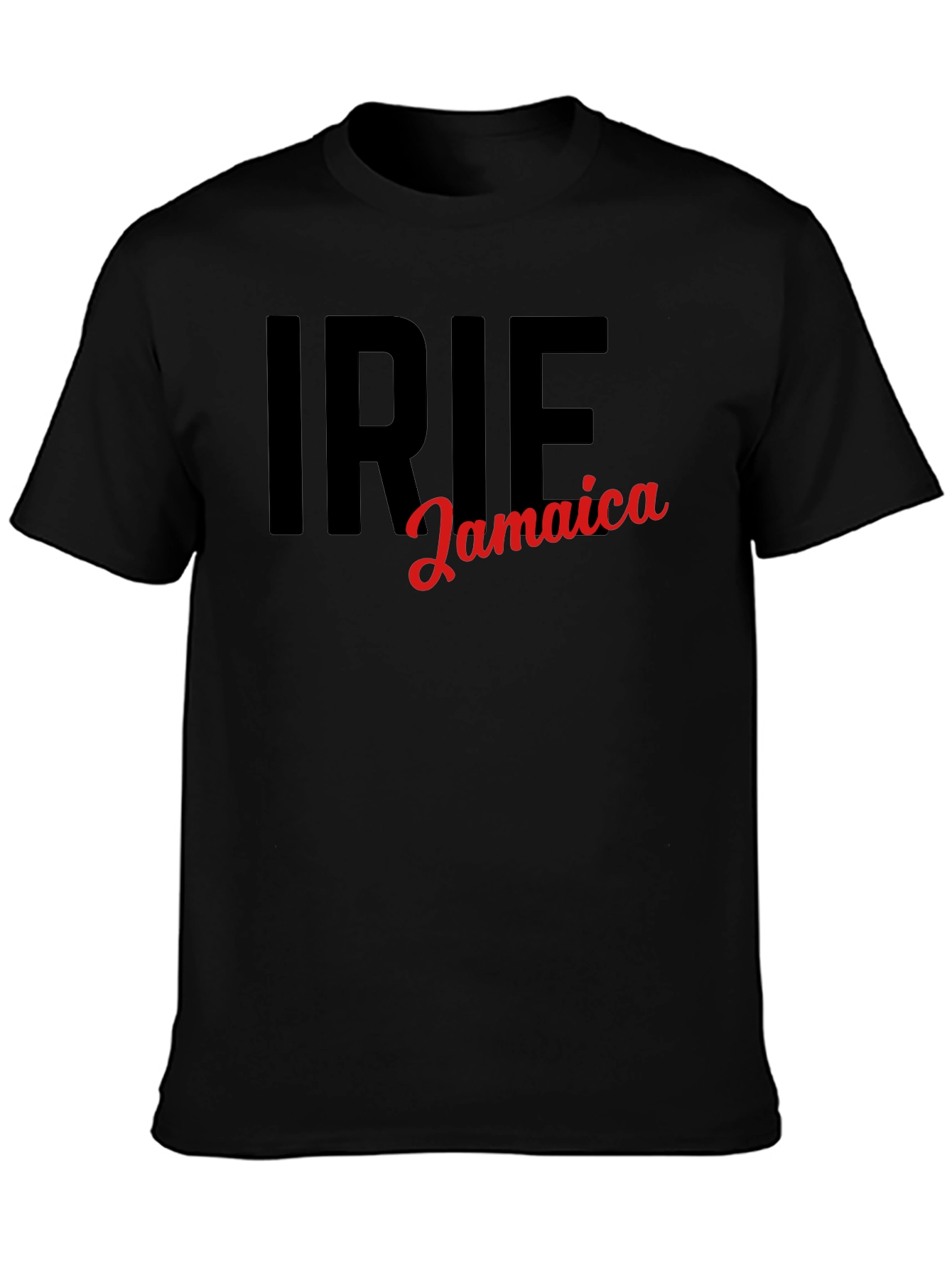 Irie Jamaica Black Graphic T-Shirt