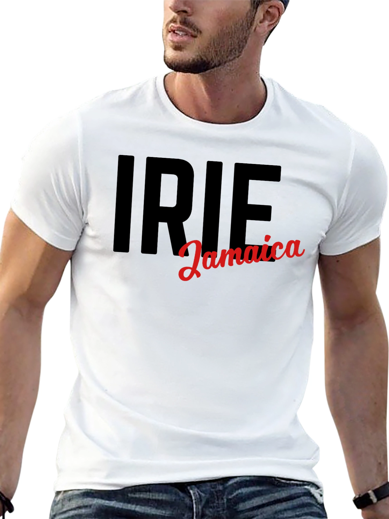 Irie Jamaica Black Graphic T-Shirt