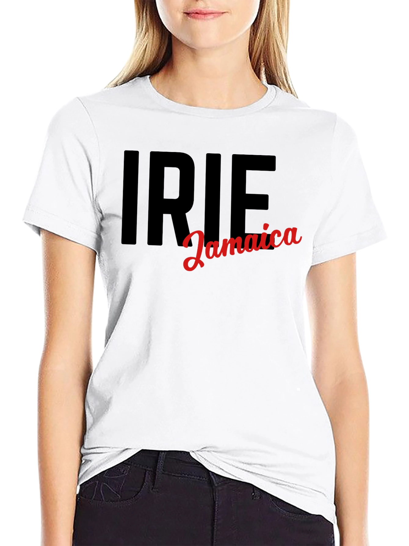 Irie Jamaica Black Graphic T-Shirt