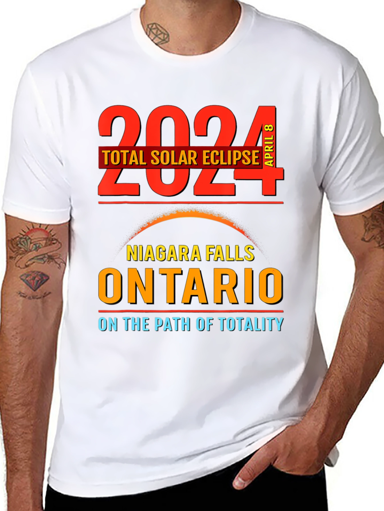 2024 Total Solar Eclipse Niagara Falls T-Shirt