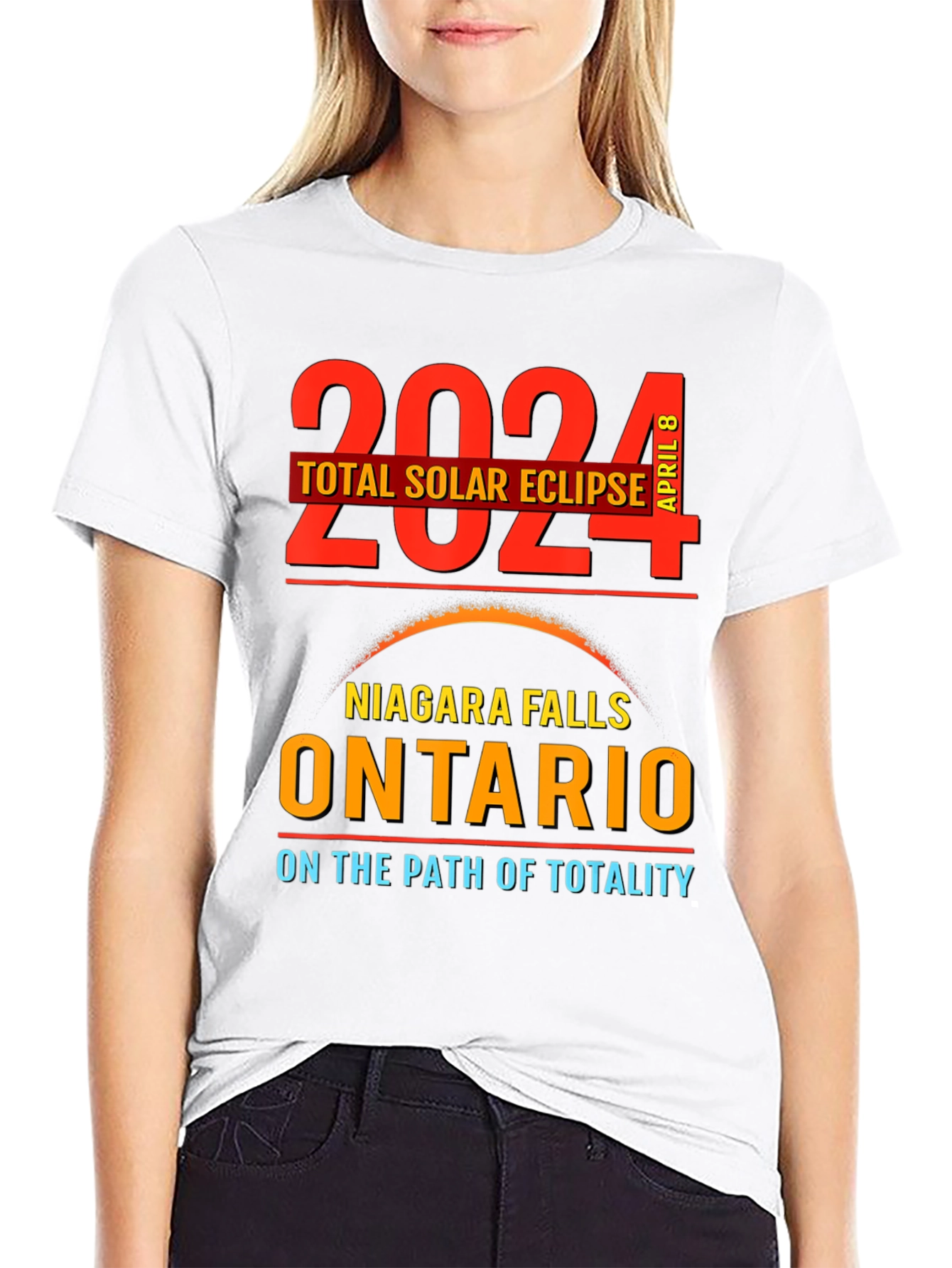 2024 Total Solar Eclipse Niagara Falls T-Shirt