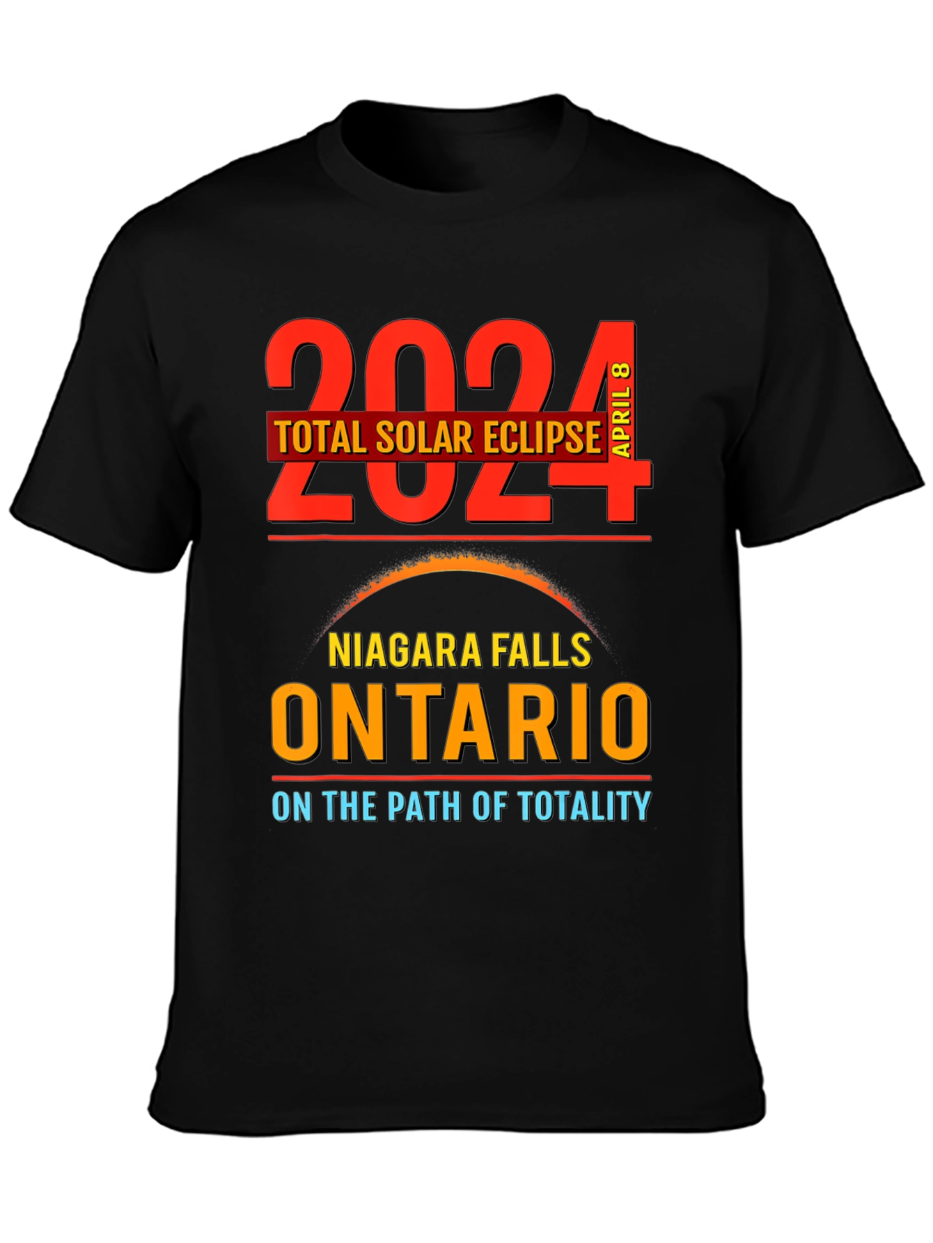 2024 Total Solar Eclipse Niagara Falls T-Shirt