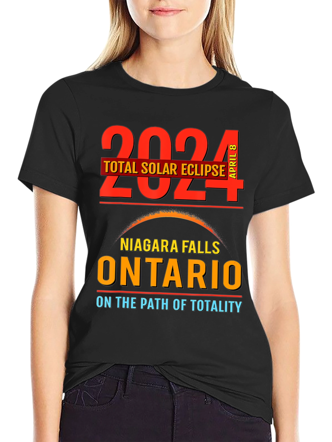 2024 Total Solar Eclipse Niagara Falls T-Shirt