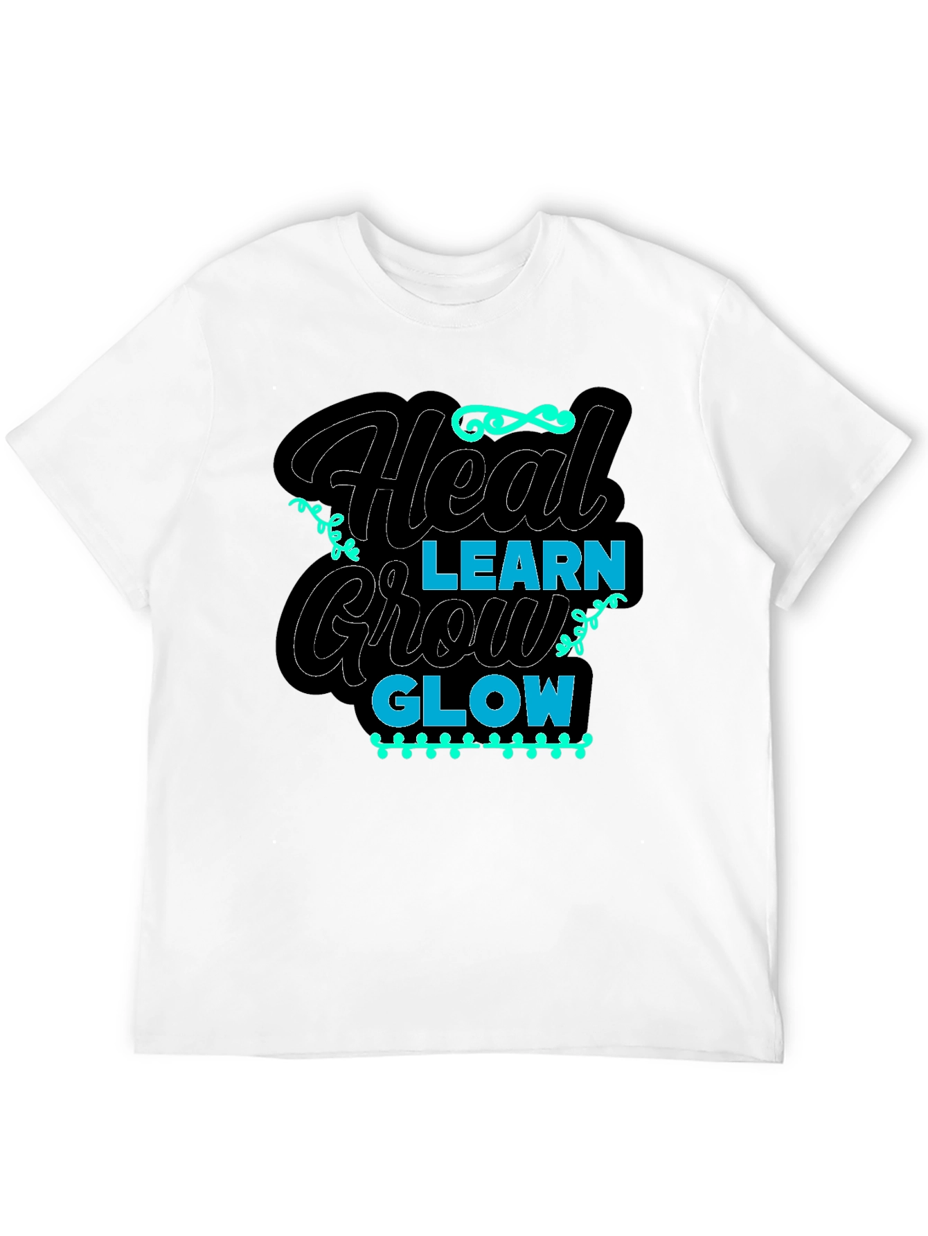 Heal Learn Grow Glow Graphic Tee