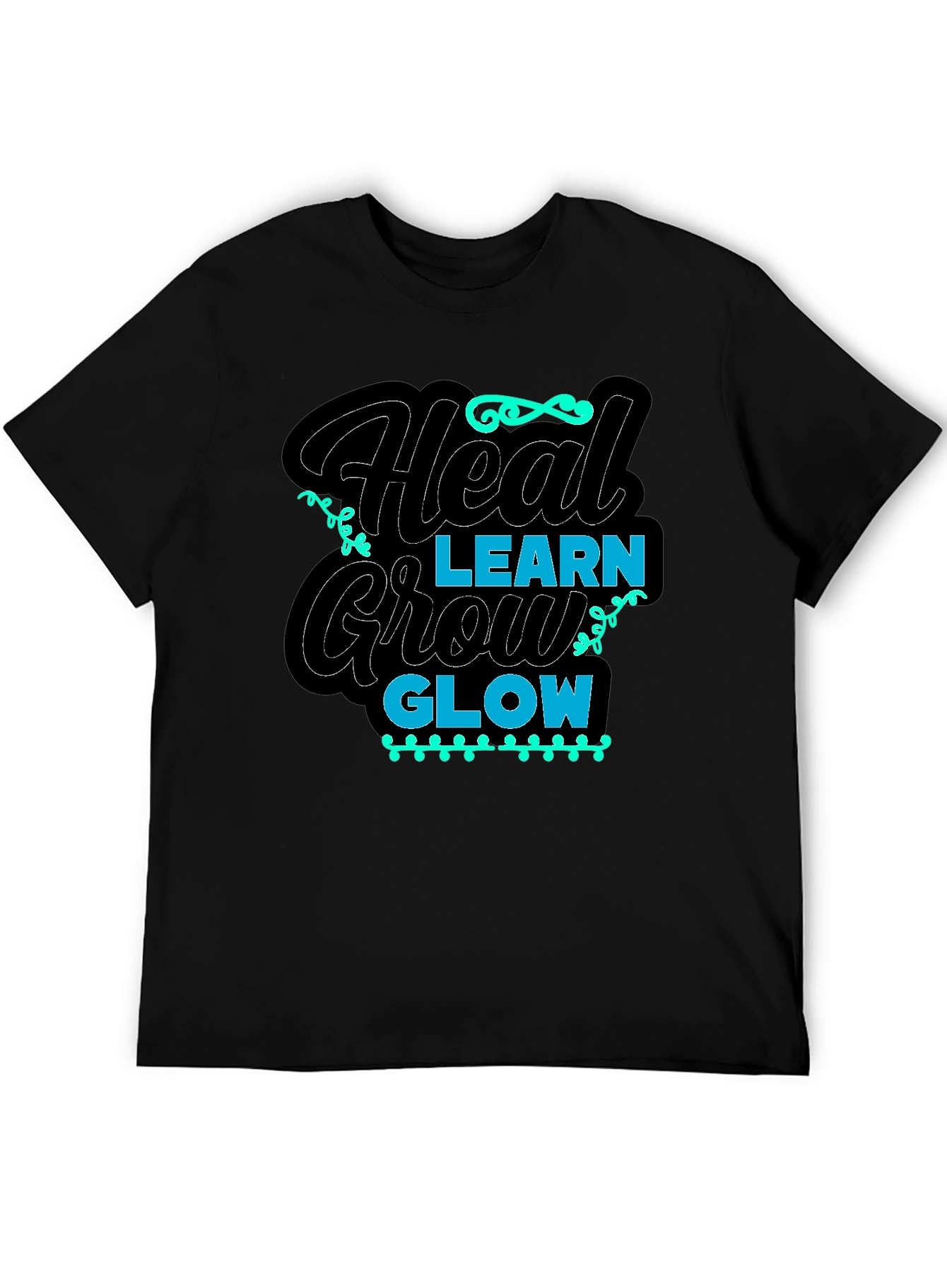 Heal Learn Grow Glow Graphic Tee