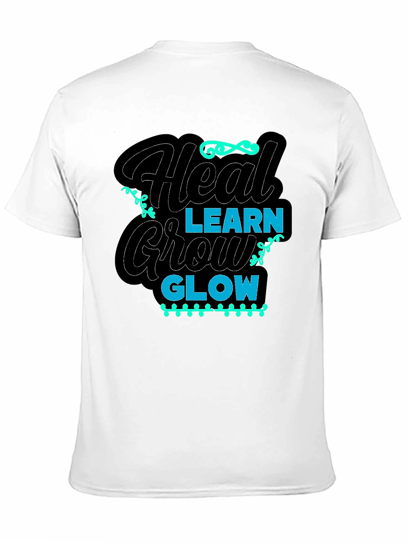 Heal Learn Grow Glow Graphic Tee