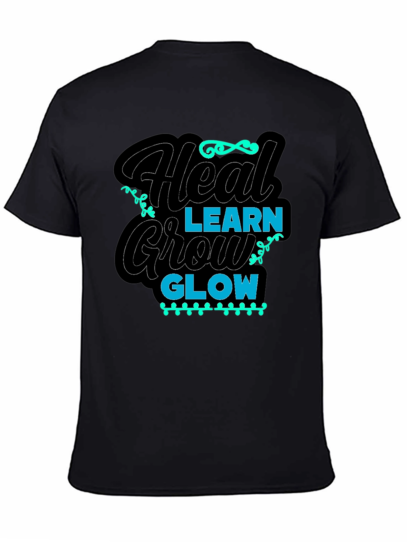 Heal Learn Grow Glow Graphic Tee