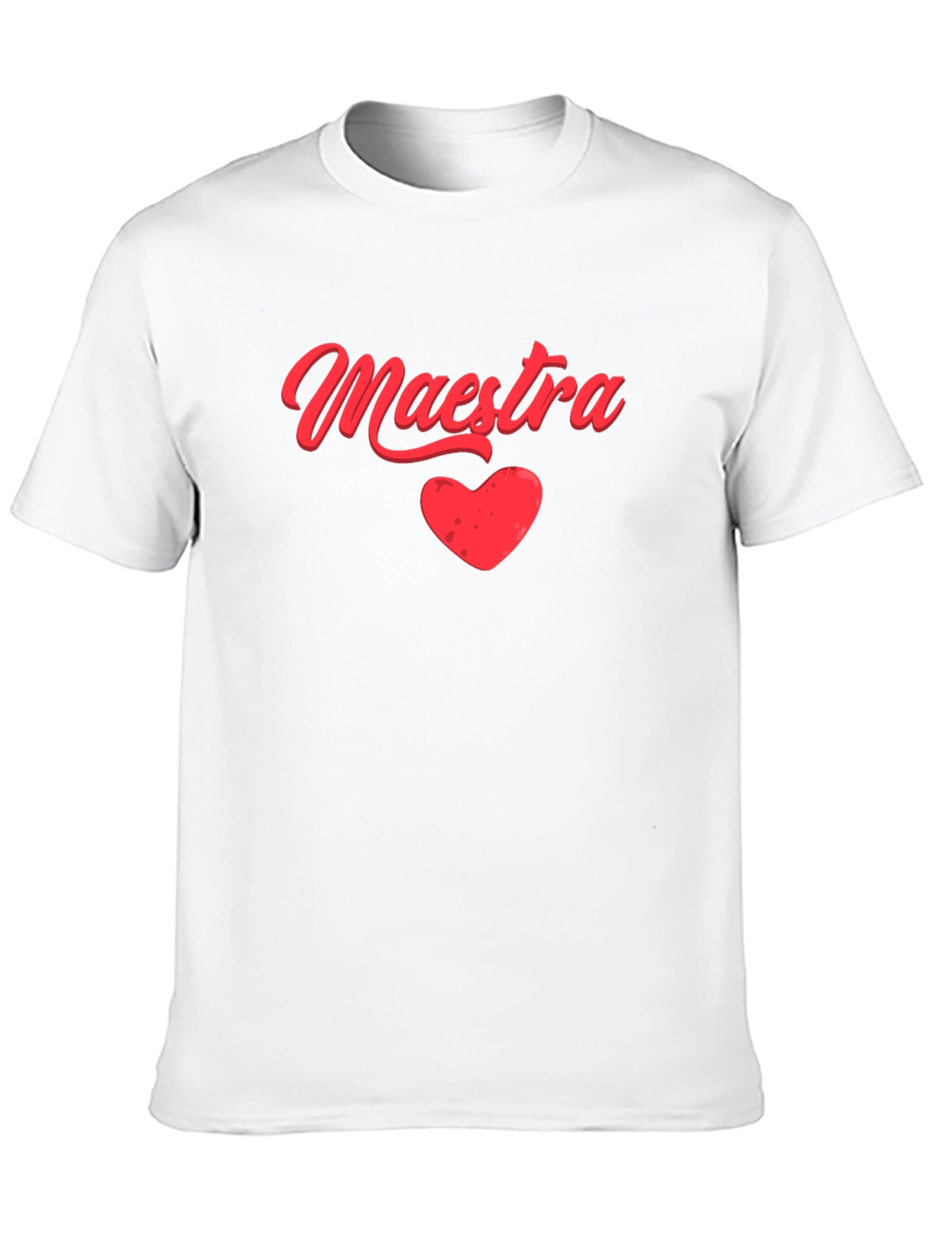 Maestra Heart Graphic T-Shirt - Black Cotton Tee