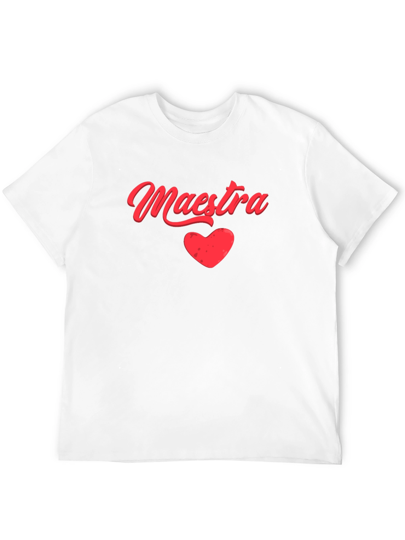 Maestra Heart Graphic T-Shirt - Black Cotton Tee