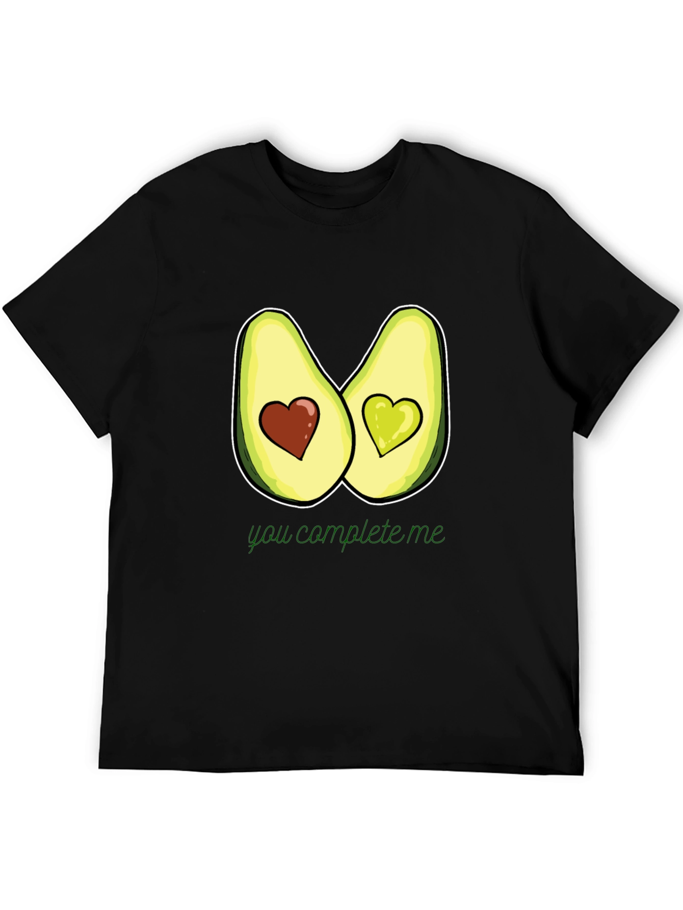 Avocado Heart T-Shirt - You Complete Me