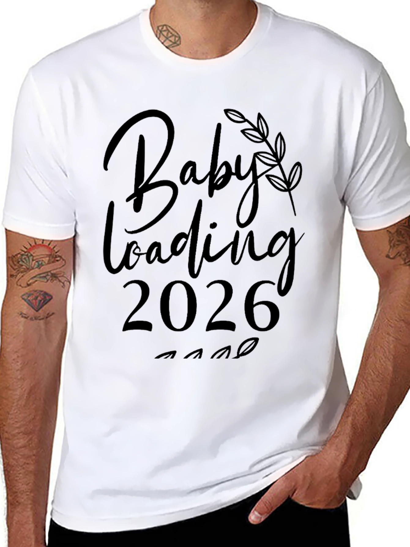 Baby Loading 2026 - Expecting Dad T-Shirt