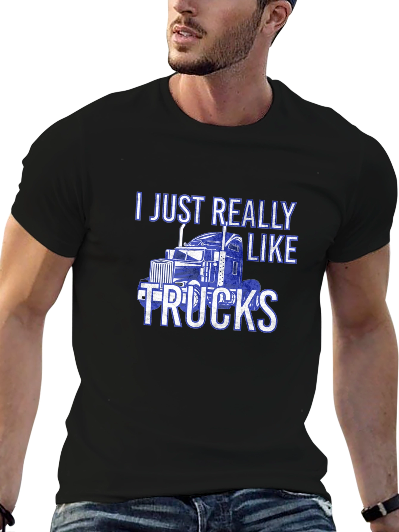 I Just Really Like Trucks - Graphic T-Shirt