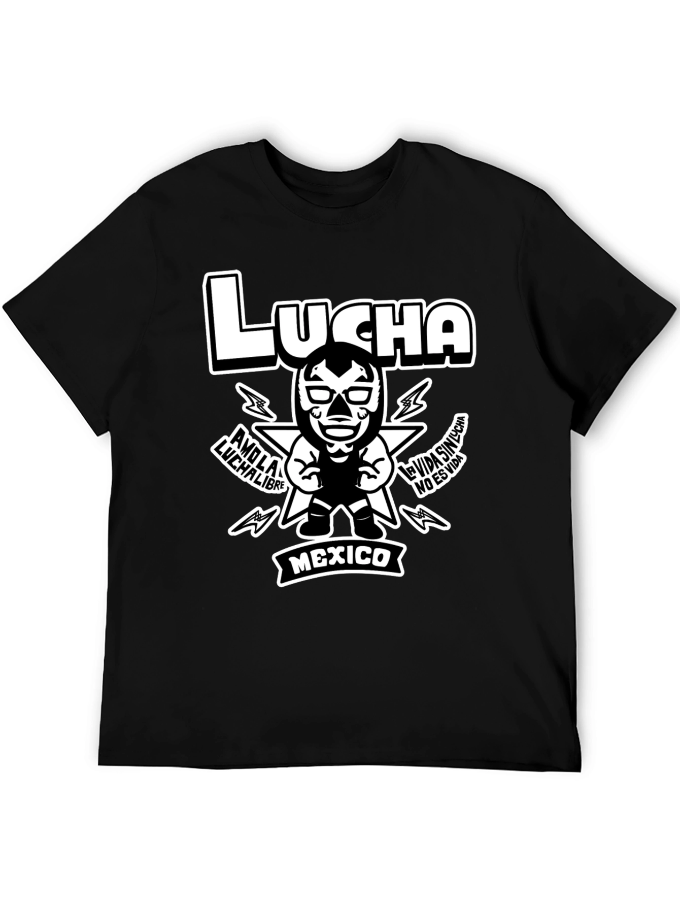 Lucha Libre Wrestling Graphic T-Shirt - Mexico