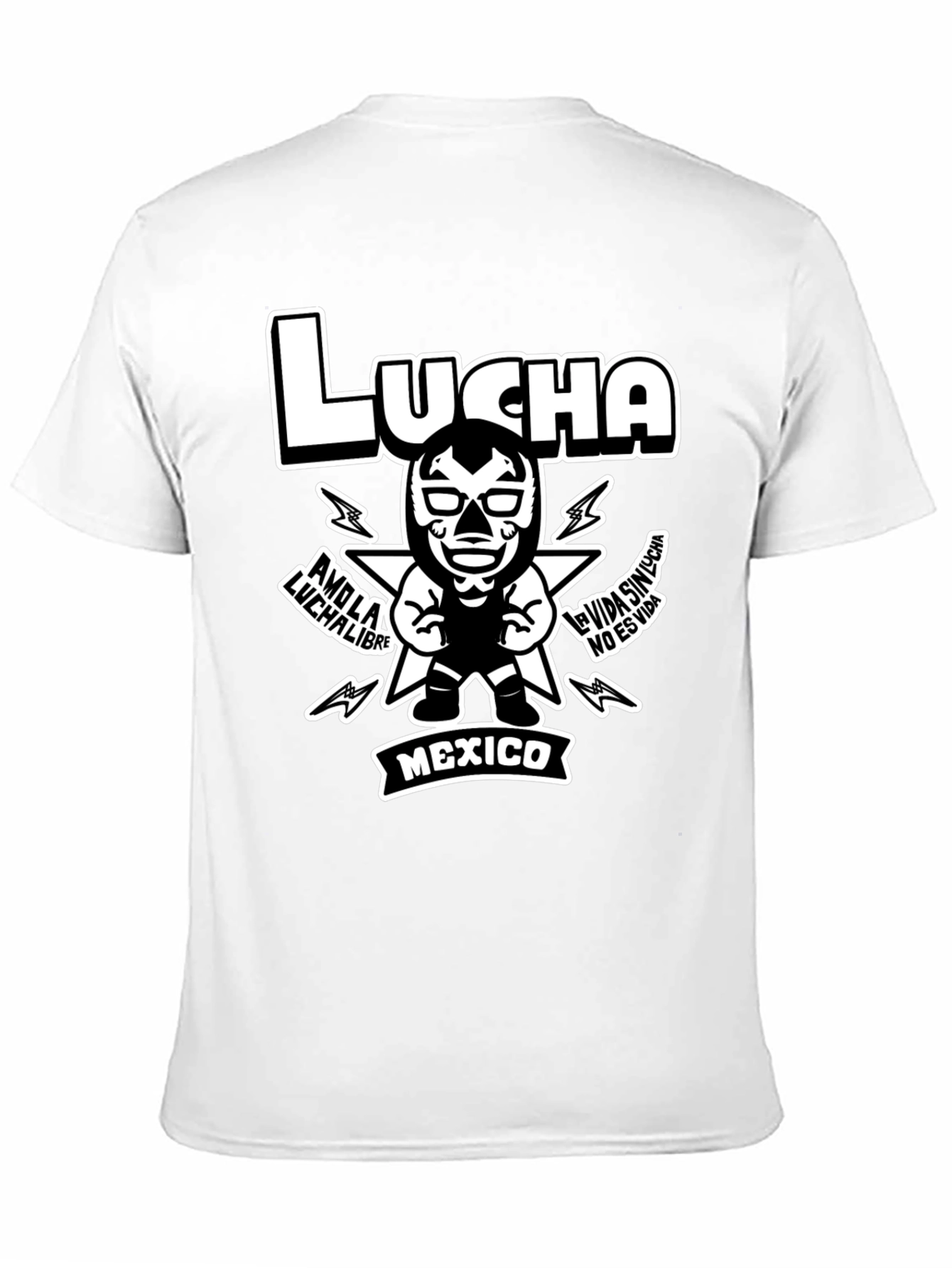 Lucha Libre Wrestling Graphic T-Shirt - Mexico