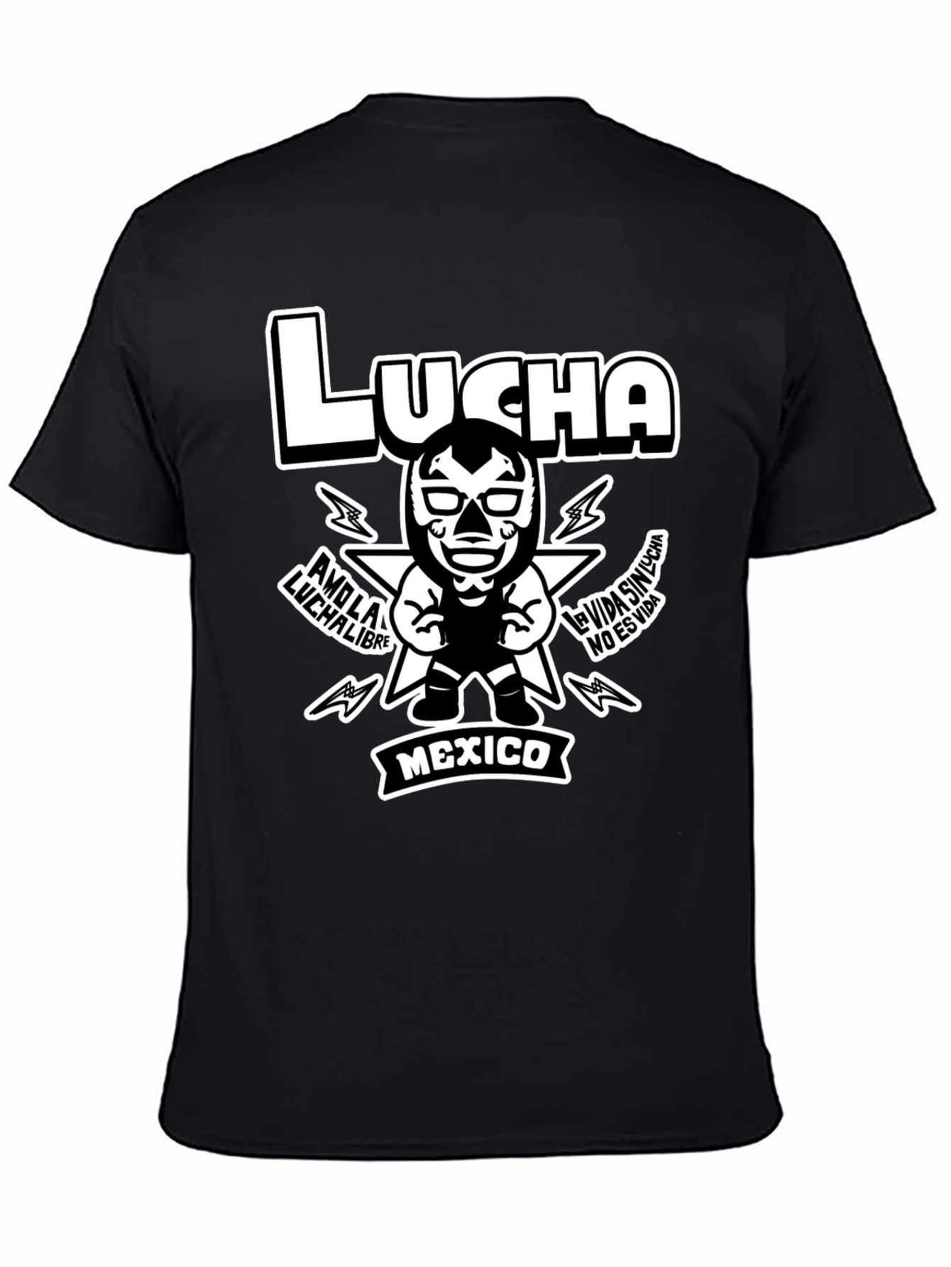 Lucha Libre Wrestling Graphic T-Shirt - Mexico