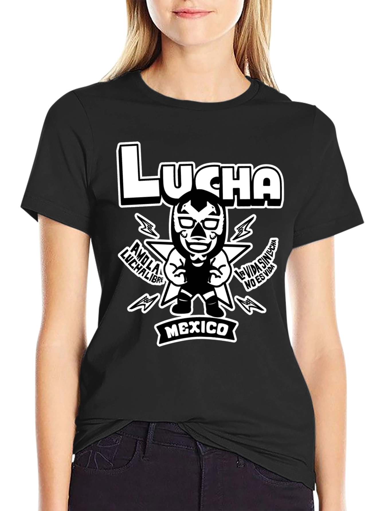 Lucha Libre Wrestling Graphic T-Shirt - Mexico